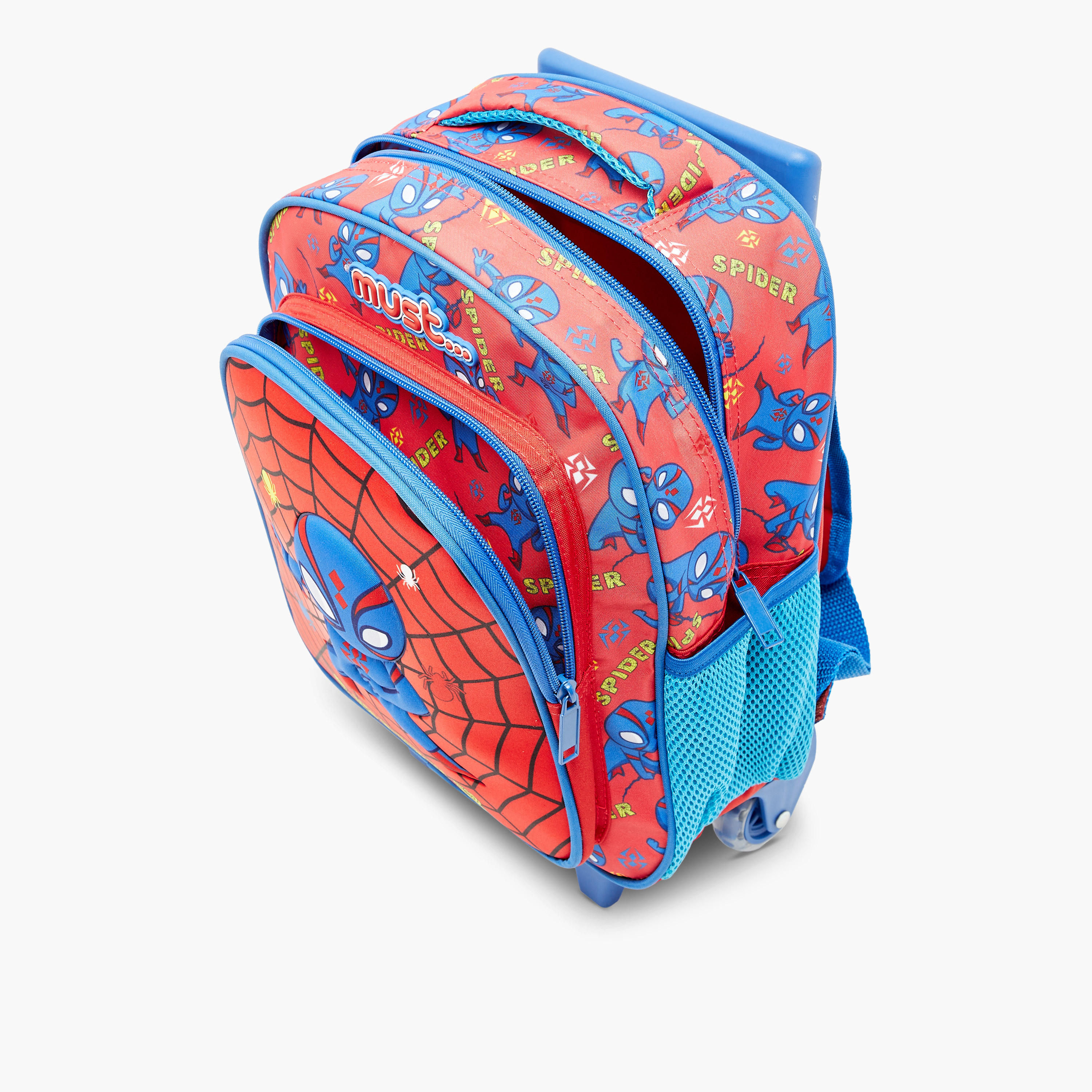 Must Graphic Print Trolley Backpack with Lunch Bag and Pencil Case - 27X10X31 cms-school-bagsandbackpacks-trolleybags-image-10
