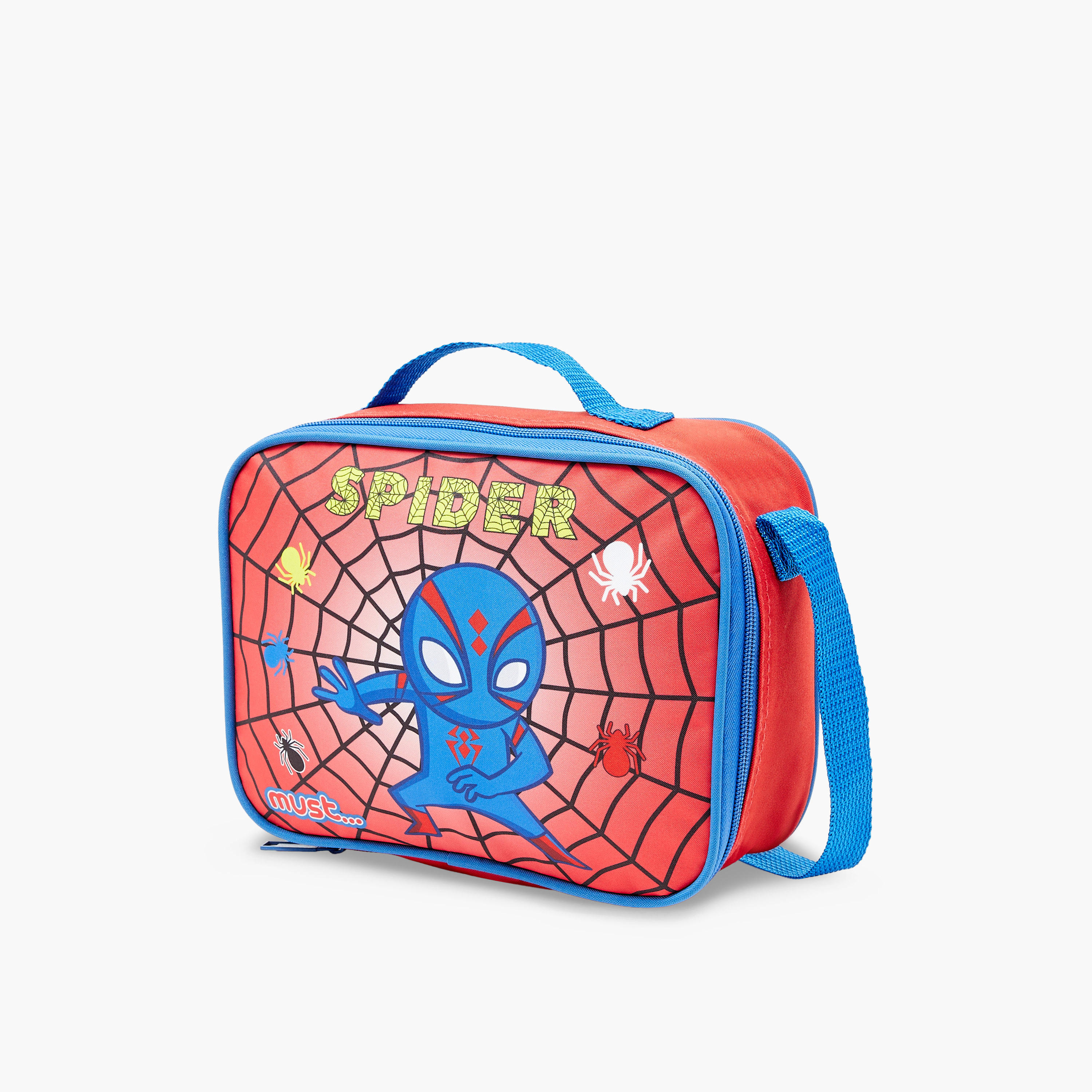 Must Graphic Print Trolley Backpack with Lunch Bag and Pencil Case - 27X10X31 cms-school-bagsandbackpacks-trolleybags-image-13