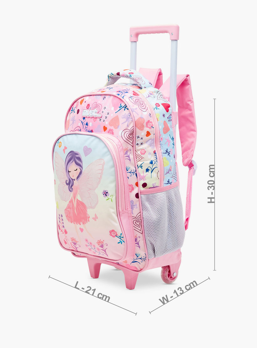 Must Unicorn Print 16-inch Trolley Backpack with Lunch Bag and Pencil Pouch-school-bagsandbackpacks-sets-image-2