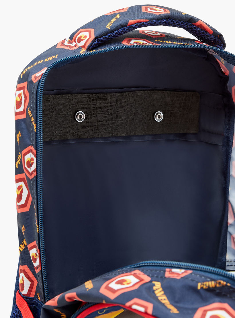طقم شنطة ظهر ترولي 16 بوصة بطبعات 5 قطع من ماست- 43x30x13 سم-school-bagsandbackpacks-trolleybags-image-12