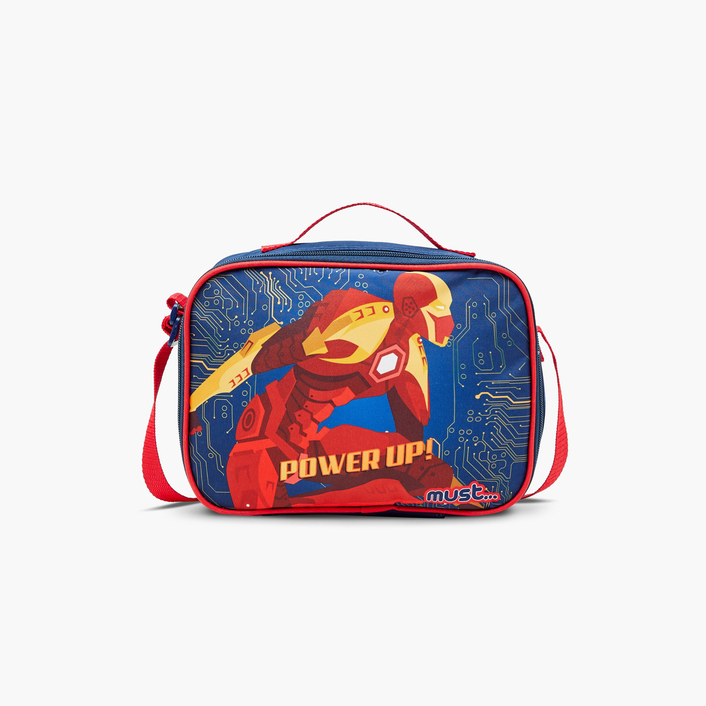 طقم شنطة ظهر ترولي 16 بوصة بطبعات 5 قطع من ماست- 43x30x13 سم-school-bagsandbackpacks-trolleybags-image-13