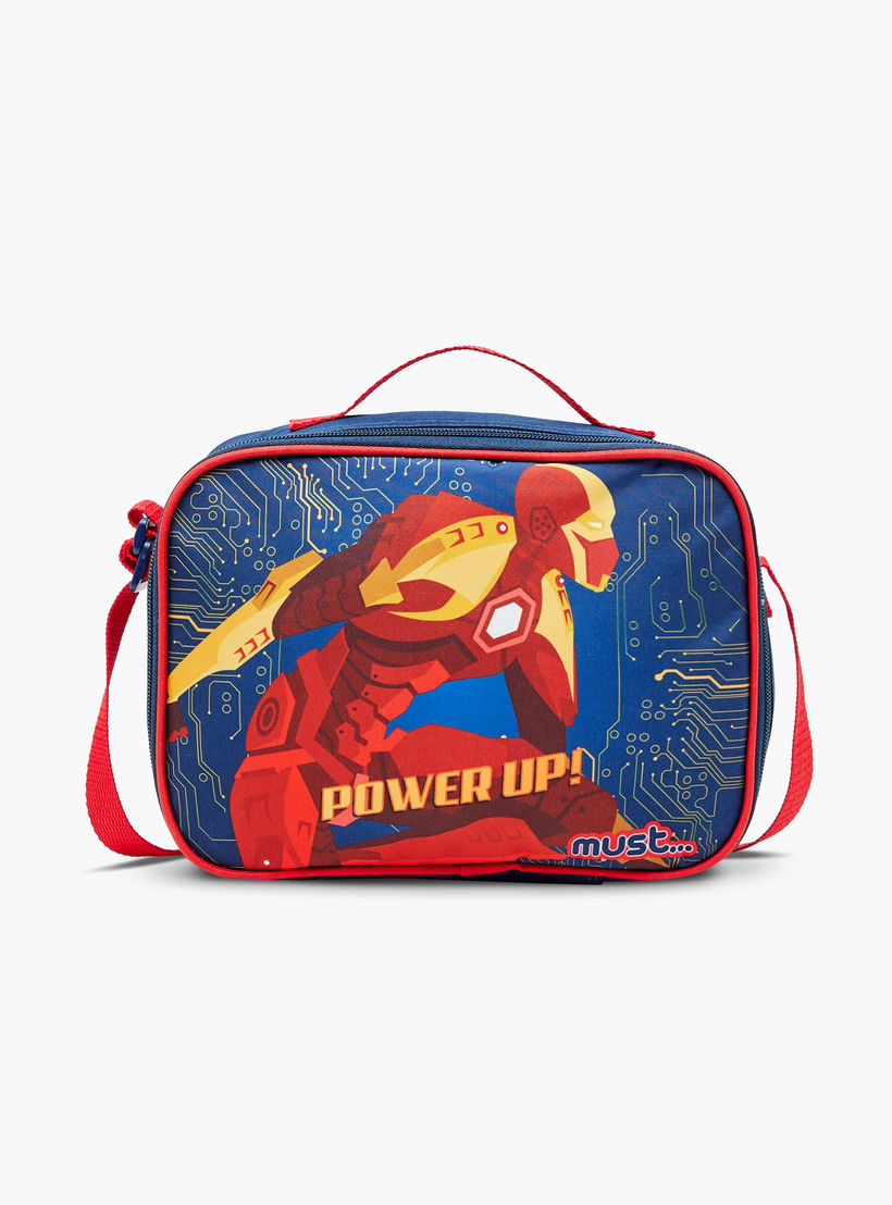 طقم شنطة ظهر ترولي 16 بوصة بطبعات 5 قطع من ماست- 43x30x13 سم-school-bagsandbackpacks-trolleybags-image-13