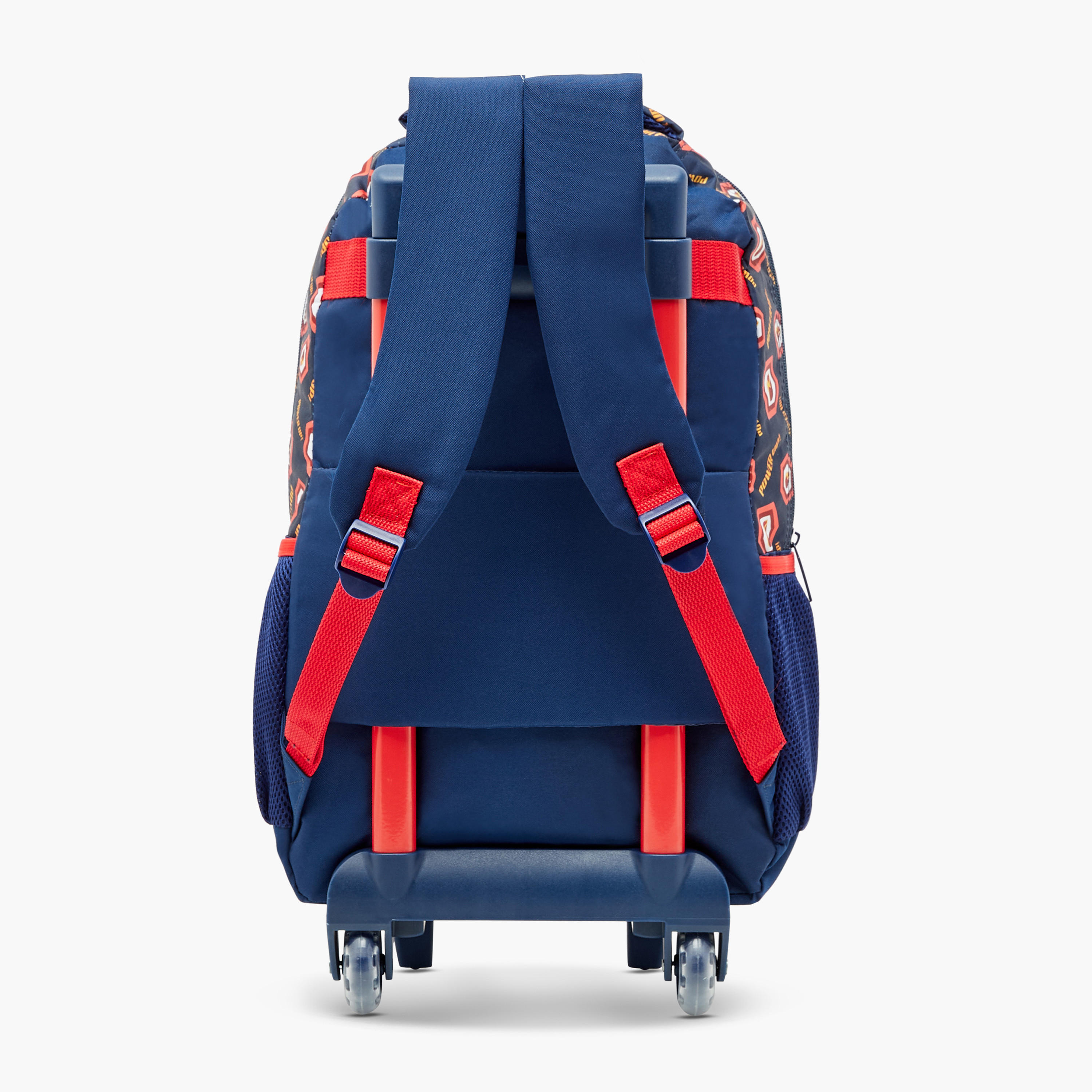 Must 5-Piece Game Print 16-inch Trolley Backpack Set - 43x30x13 cms-school-bagsandbackpacks-trolleybags-image-6