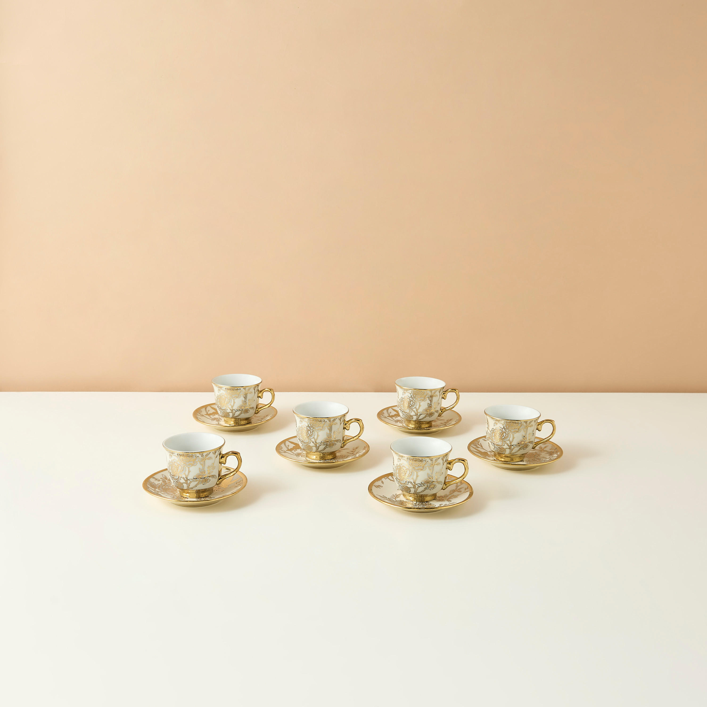 Zahra 12-Piece Porcelain Coffee Set - 90 ml-household-dining-teaandcoffee-teaandcoffeesets-image-4