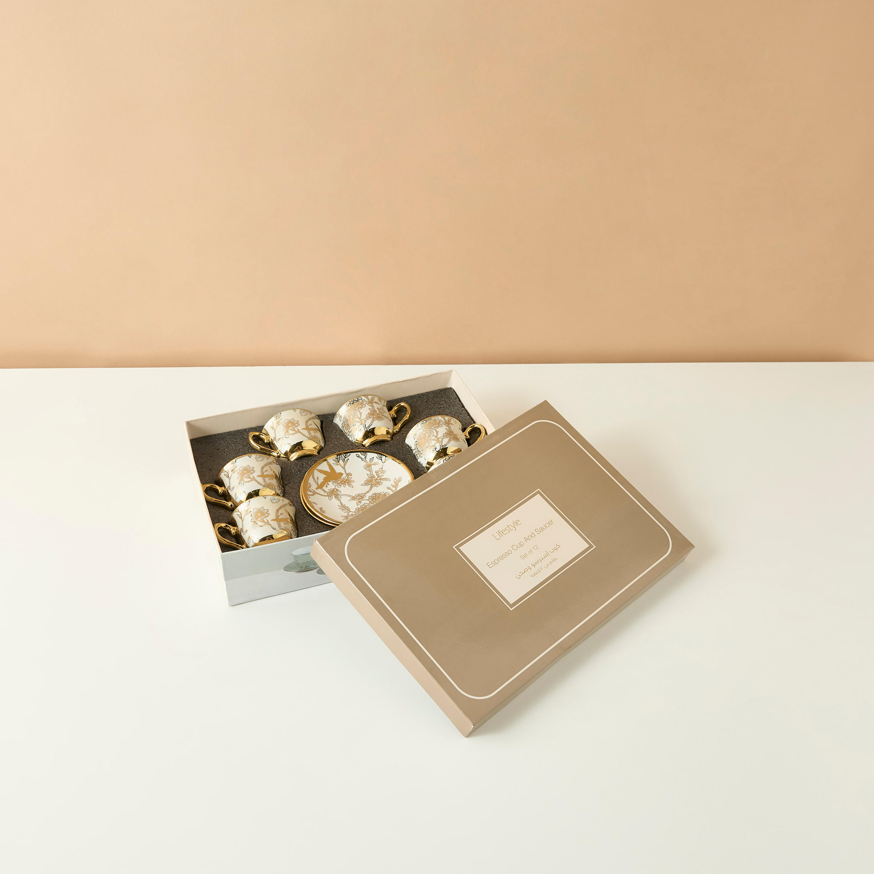 Zahra 12-Piece Porcelain Coffee Set - 90 ml-household-dining-teaandcoffee-teaandcoffeesets-image-5