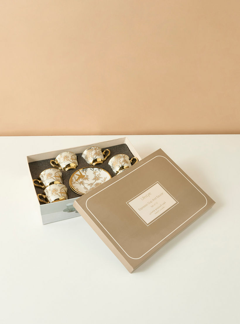 Zahra 12-Piece Porcelain Coffee Set - 90 ml-household-dining-teaandcoffee-teaandcoffeesets-image-5