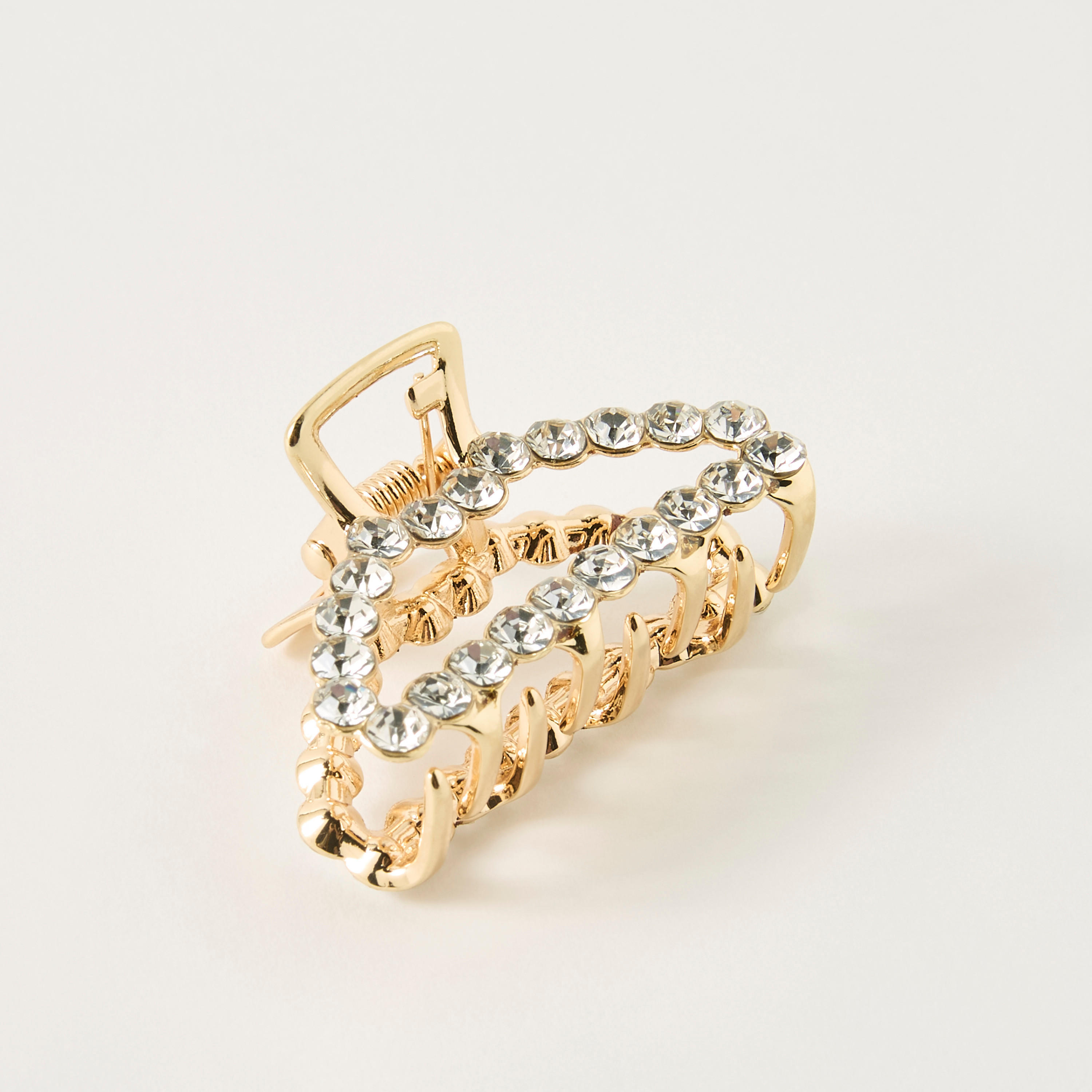 Stone Embellished Hair Clamp-women-hairaccessories-clamps-image-1