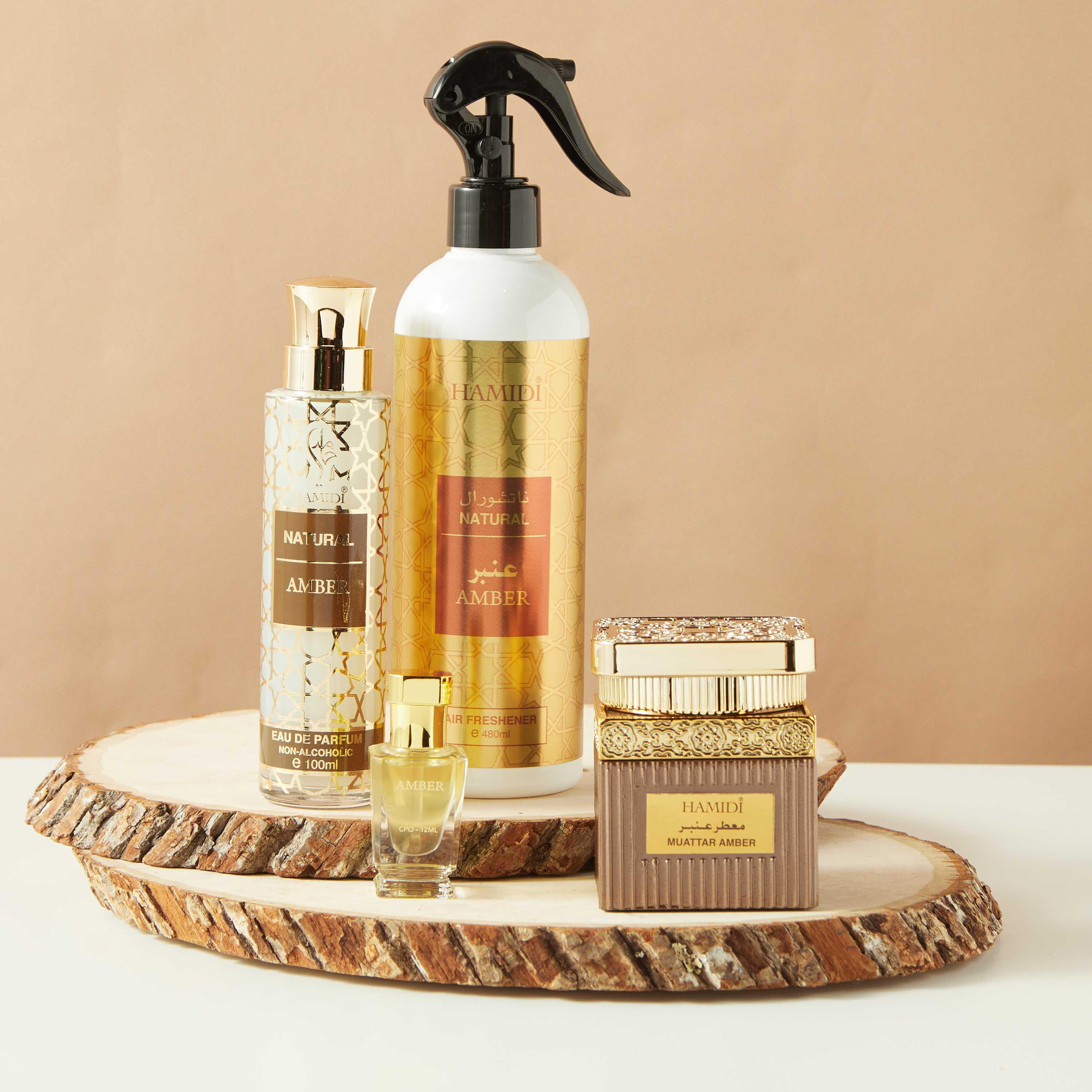 Hamidi Amber 4-Piece Fragrance Gift Set-household-homefragrance-fragrancegiftset-image-2
