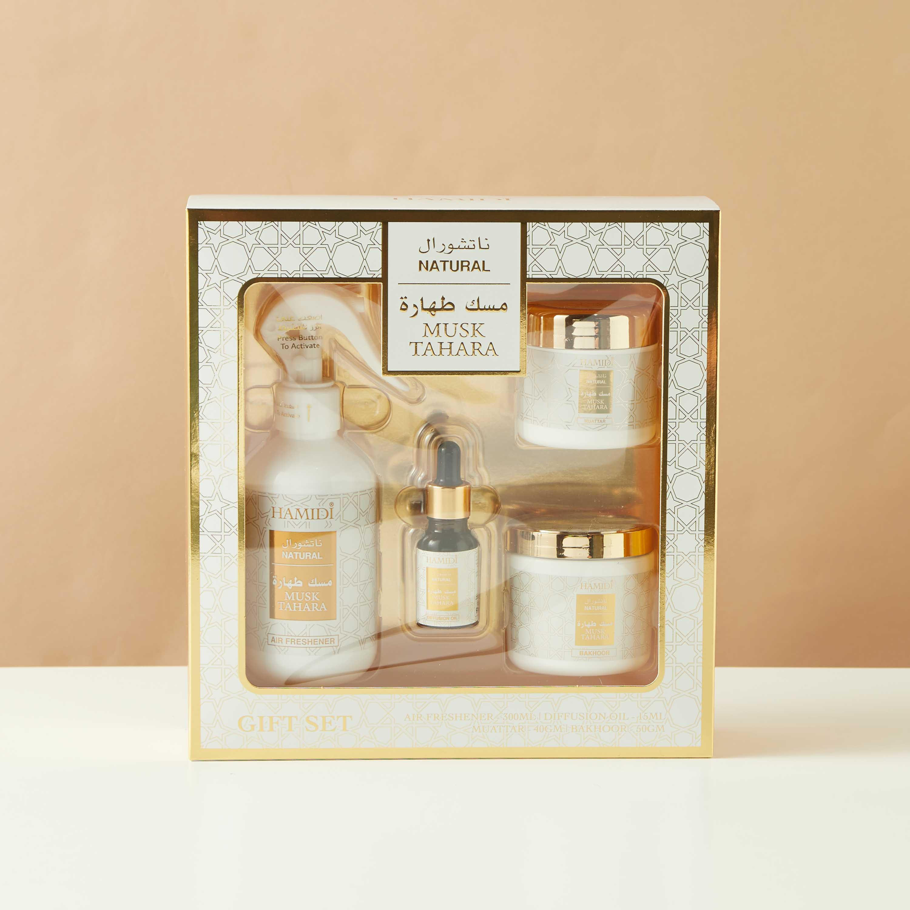 Hamidi Amber 4-Piece Fragrance Gift Set-household-homefragrance-fragrancegiftset-image-1