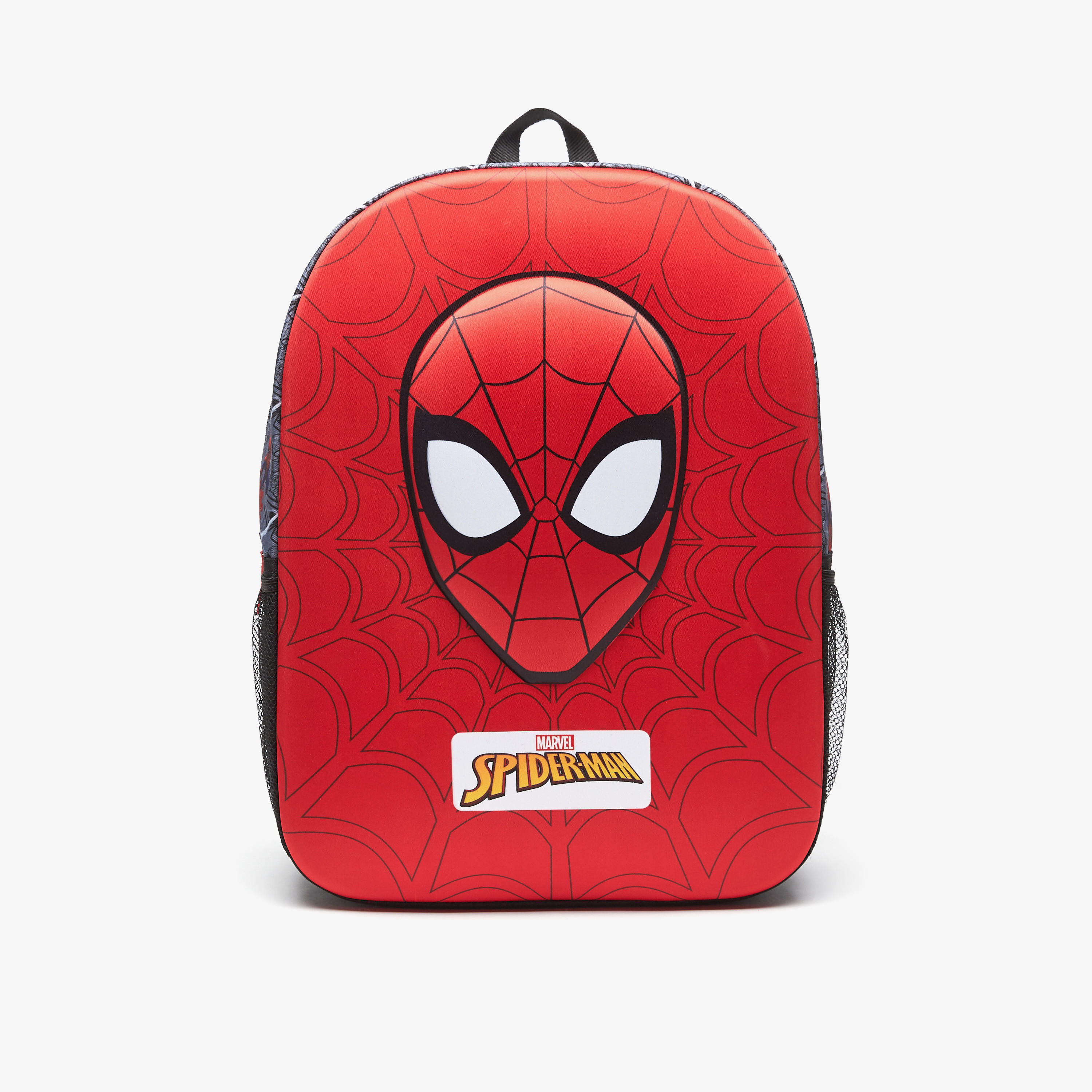 Marvel Spider-Man Embossed Backpack with Adjustable Straps and Zip Closure - 45x33x13 cm-school-bagsandbackpacks-backpacks-image-1