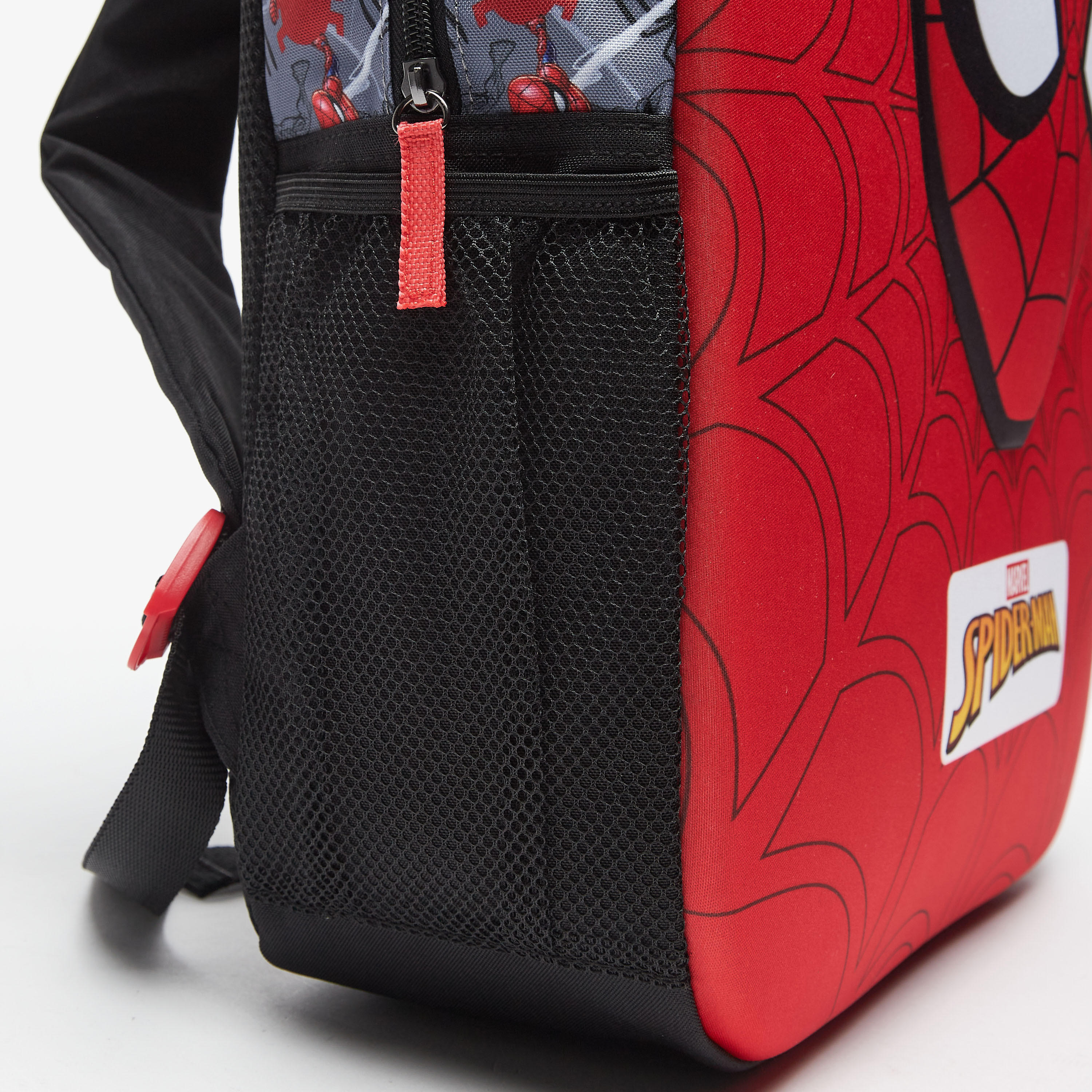 Marvel Spider-Man Embossed Backpack with Adjustable Straps and Zip Closure - 45x33x13 cm-school-bagsandbackpacks-backpacks-image-4