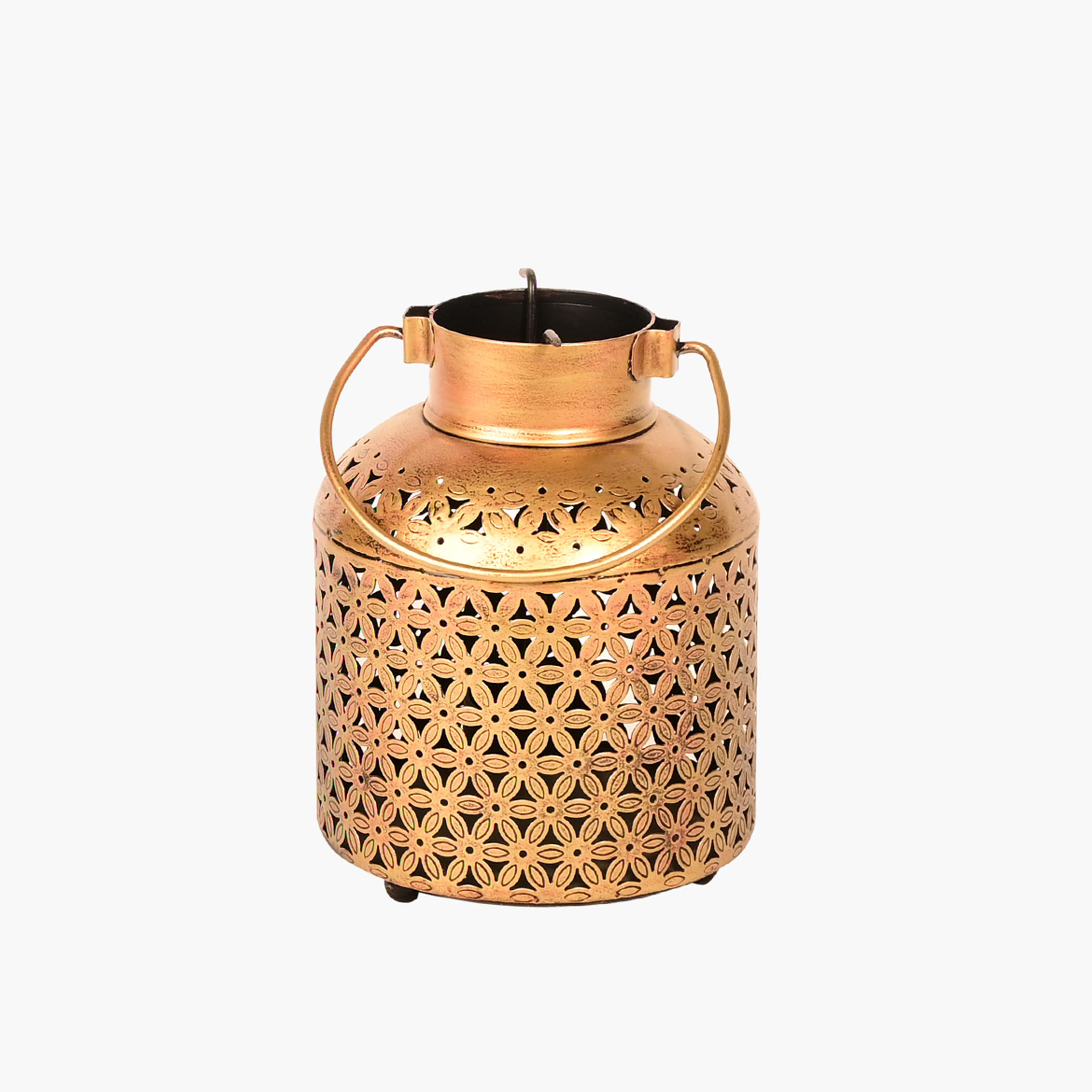 Home Carving Decorative Lantern with Handle-household-decor-candleholdersandlanterns-image-2
