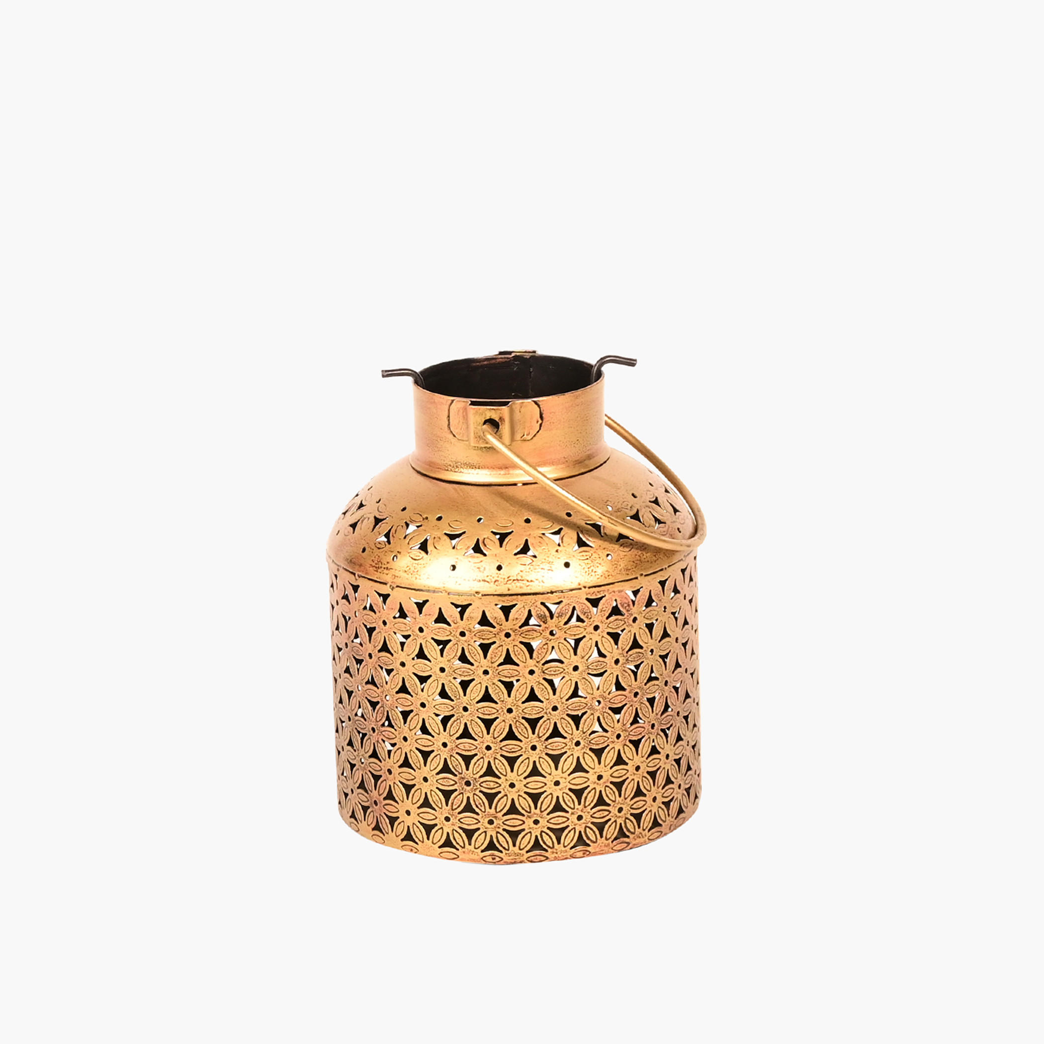 Home Carving Decorative Lantern with Handle-household-decor-candleholdersandlanterns-image-3