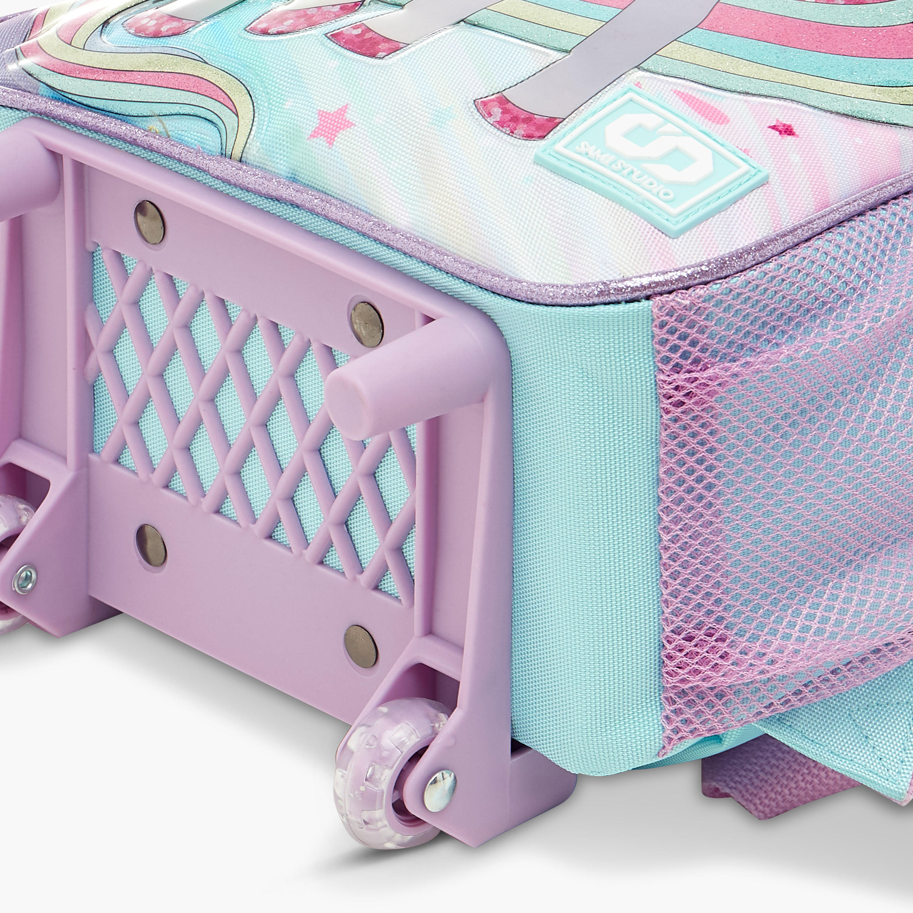 شنطة ظهر ترولي بطبعات مع شنطة غداء ومقلمة من سامي ستوديو 12 بوصة- 31x23x10 سم-school-bagsandbackpacks-sets-image-10