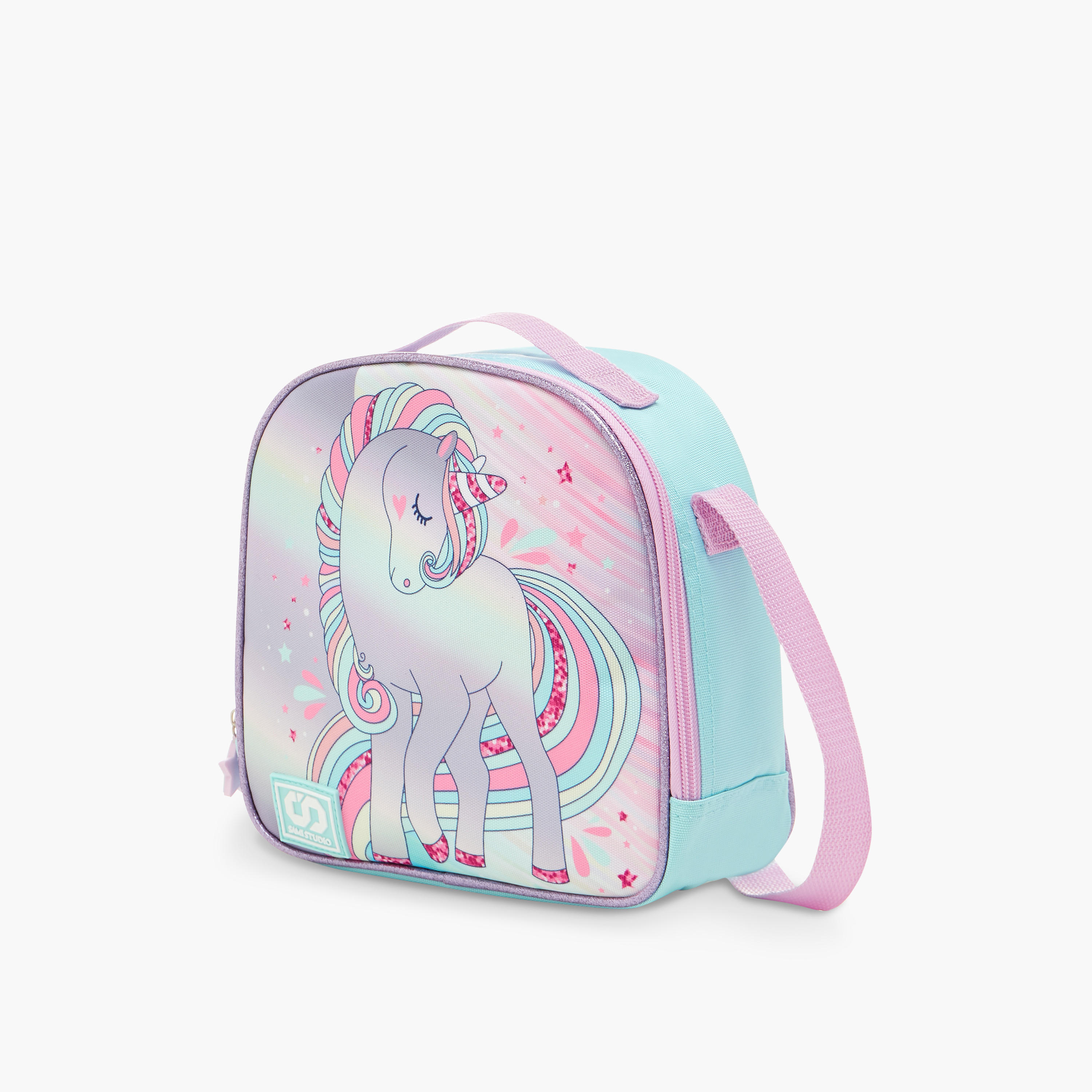 شنطة ظهر ترولي بطبعات مع شنطة غداء ومقلمة من سامي ستوديو 12 بوصة- 31x23x10 سم-school-bagsandbackpacks-sets-image-14