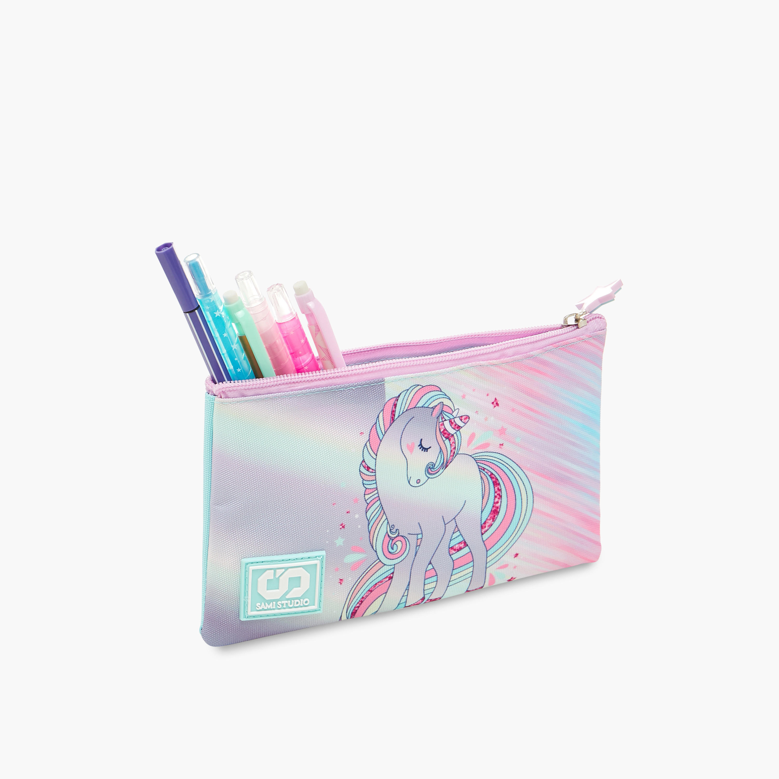 شنطة ظهر ترولي بطبعات مع شنطة غداء ومقلمة من سامي ستوديو 12 بوصة- 31x23x10 سم-school-bagsandbackpacks-sets-image-17