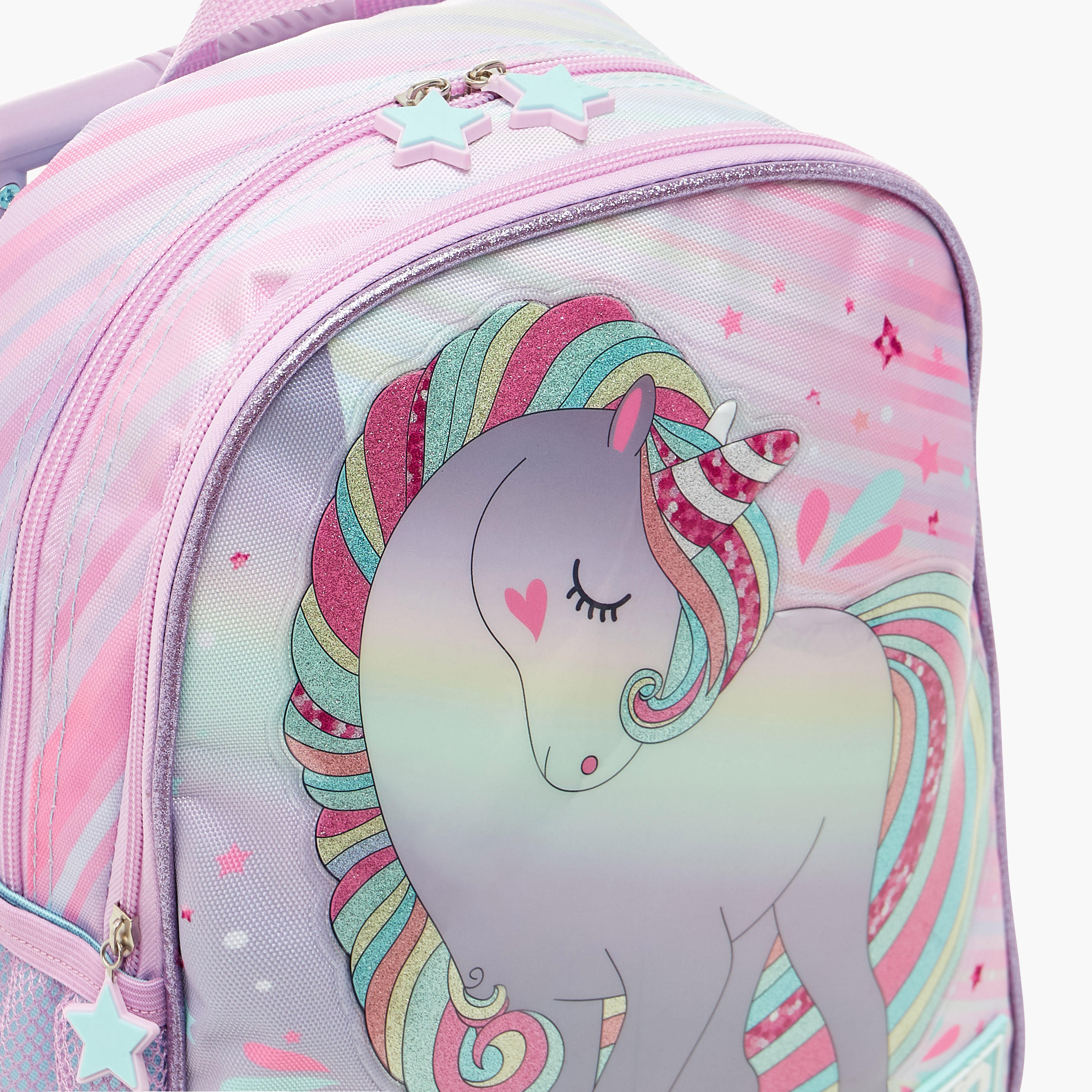 شنطة ظهر ترولي بطبعات مع شنطة غداء ومقلمة من سامي ستوديو 12 بوصة- 31x23x10 سم-school-bagsandbackpacks-sets-image-9