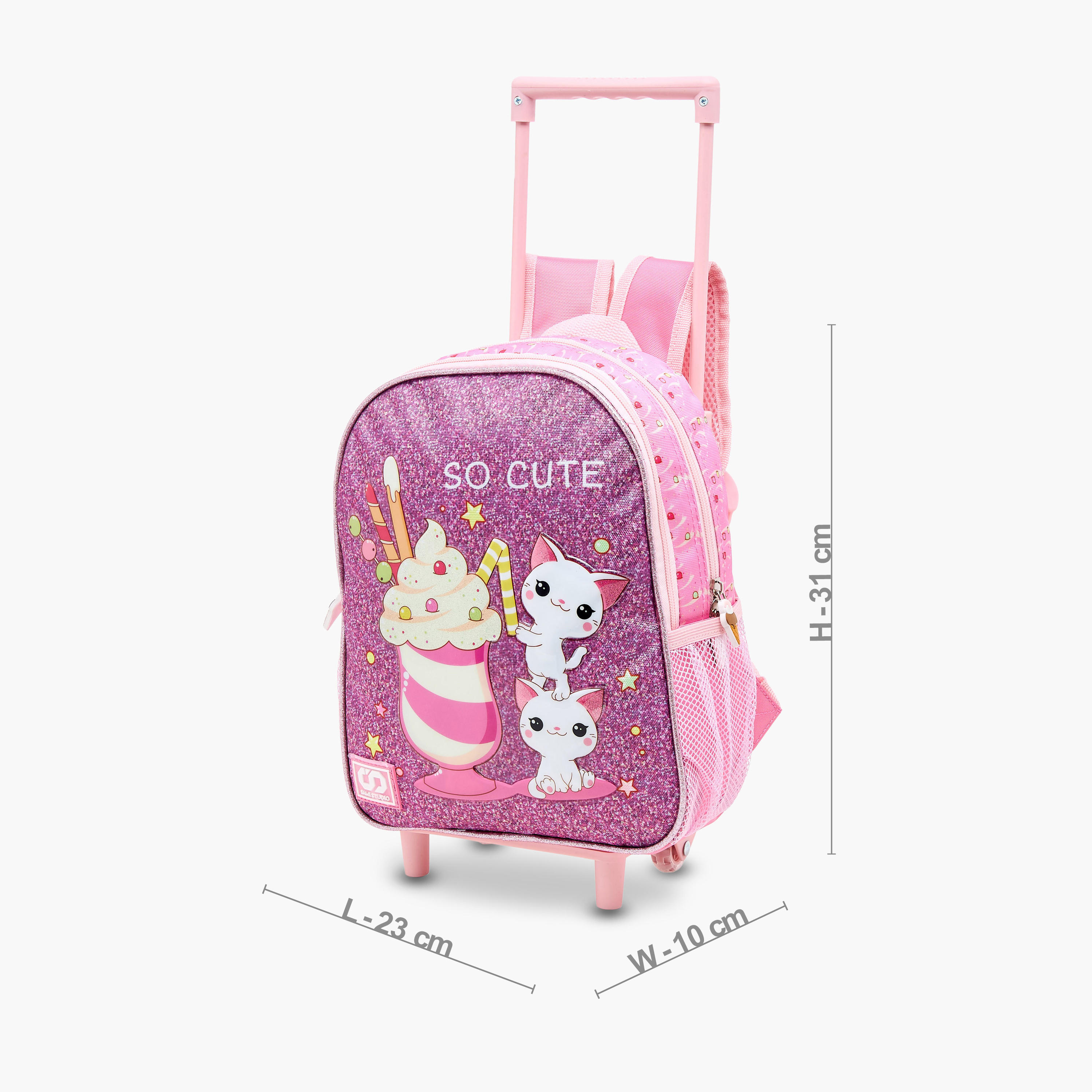 SAMI STUDIO Graphic Print 12-inch Trolley Backpack with Lunch Bag and Pencil Pouch-school-bagsandbackpacks-sets-image-3