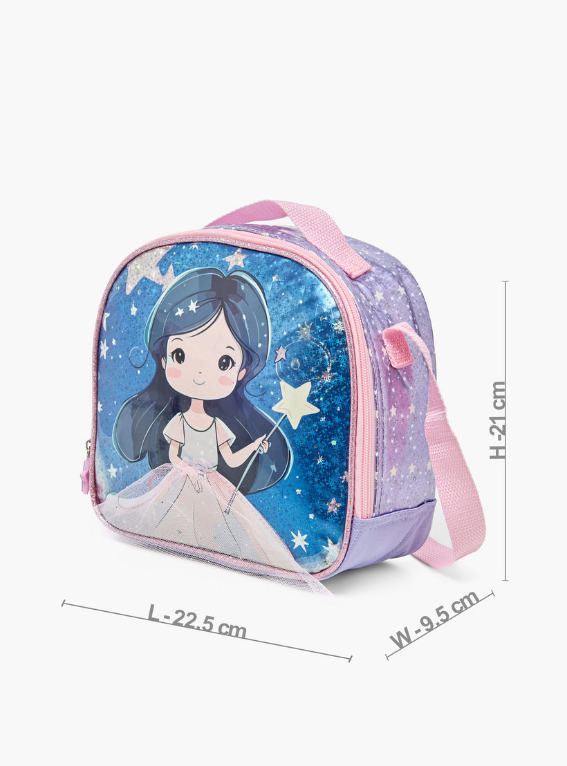 SAMI STUDIO Graphic Print Lunch Bag with Zip Closure-school-lunchessentials-lunchbags-image-2