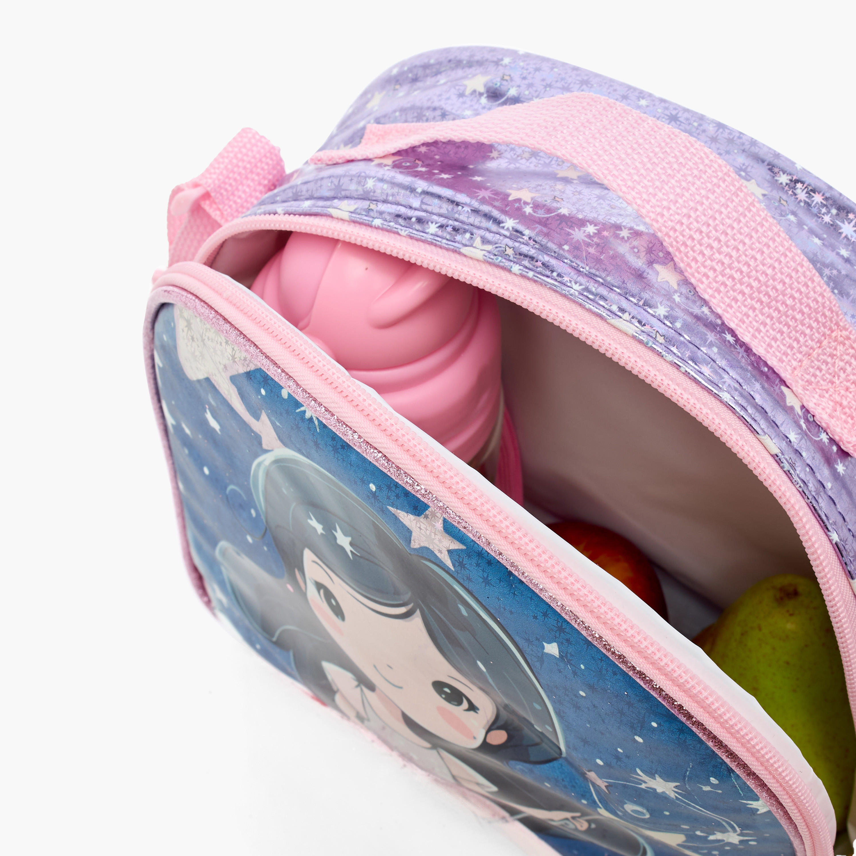 SAMI STUDIO Graphic Print Lunch Bag with Zip Closure-school-lunchessentials-lunchbags-image-7
