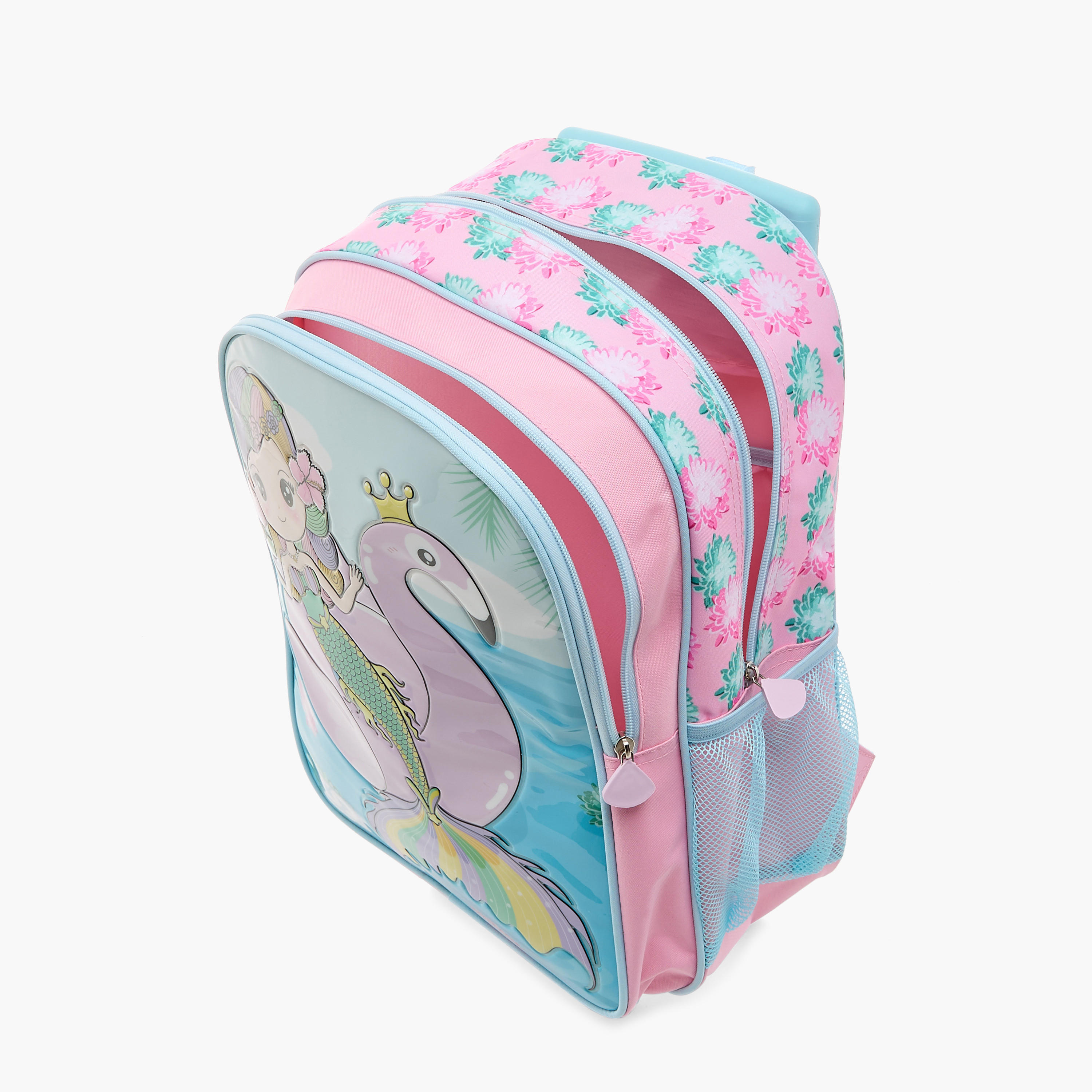 طقم شنطة ظهر ترولي 16 بوصة بطبعات الأميرات 5 قطع من ماست- 43x30x13 سم-school-bagsandbackpacks-trolleybags-image-11