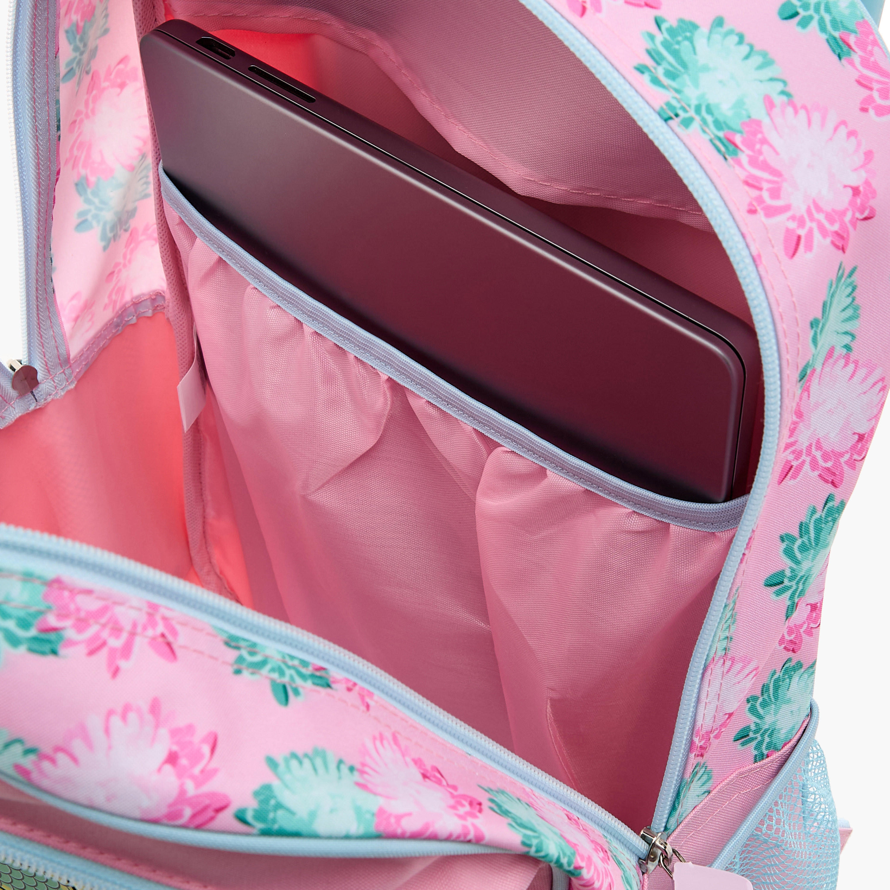 Must 5-Piece Princess Print 16-inch Trolley Backpack Set - 43x30x13 cms-school-bagsandbackpacks-trolleybags-image-12
