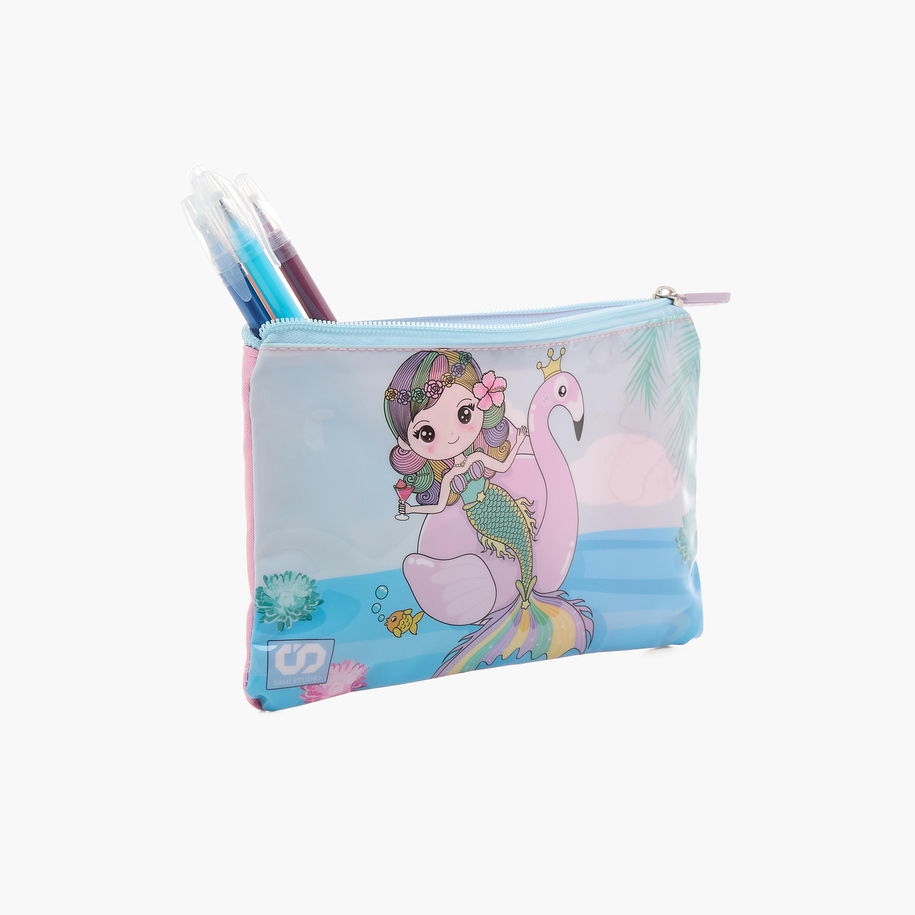 Must 5-Piece Princess Print 16-inch Trolley Backpack Set - 43x30x13 cms-school-bagsandbackpacks-trolleybags-image-17