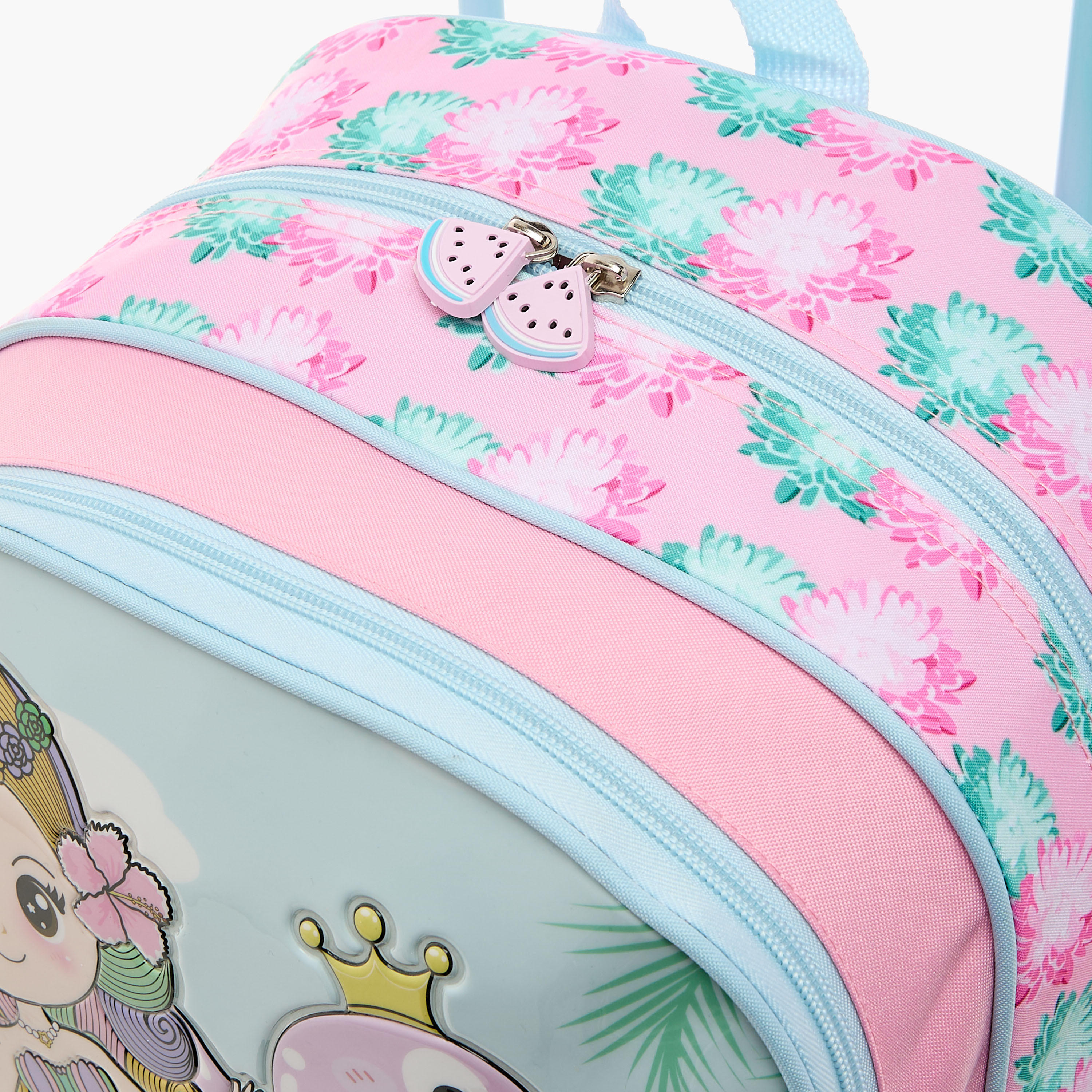 Must 5-Piece Princess Print 16-inch Trolley Backpack Set - 43x30x13 cms-school-bagsandbackpacks-trolleybags-image-8
