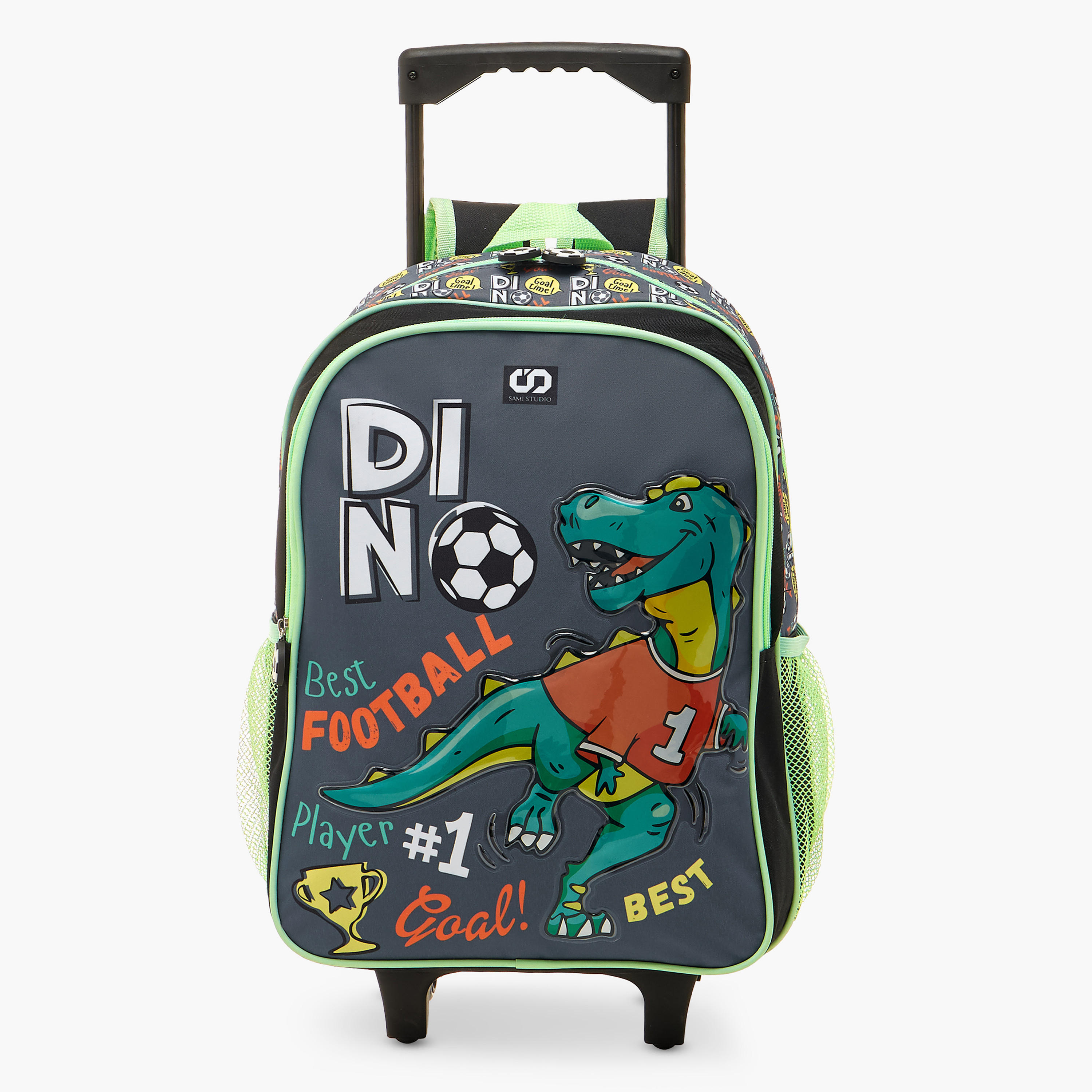 SAMI STUDIO Butterfly Print Trolley Backpack with Lunch Bag and Pencil Case-school-bagsandbackpacks-trolleybags-image-2