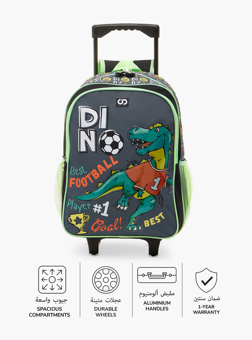 SAMI STUDIO Butterfly Print Trolley Backpack with Lunch Bag and Pencil Case-school-bagsandbackpacks-trolleybags-image-5