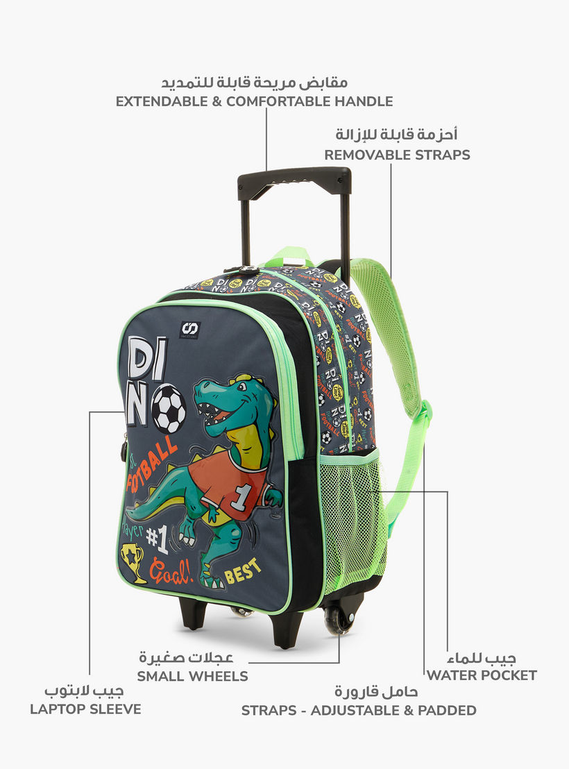 SAMI STUDIO Butterfly Print Trolley Backpack with Lunch Bag and Pencil Case-school-bagsandbackpacks-trolleybags-image-7