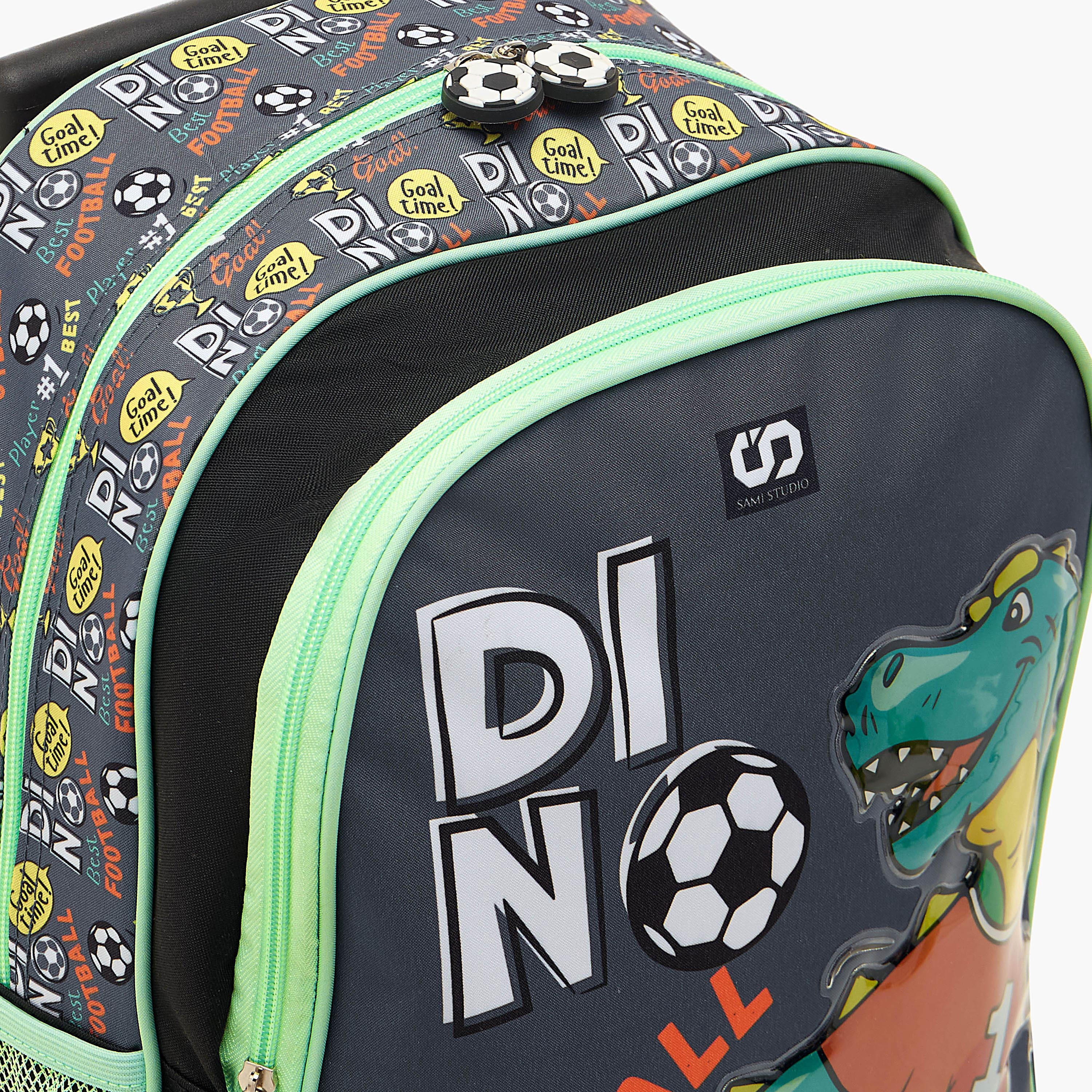 SAMI STUDIO Butterfly Print Trolley Backpack with Lunch Bag and Pencil Case-school-bagsandbackpacks-trolleybags-image-9