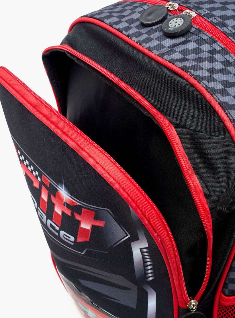 SAMI STUDIO Graphic Print 3-Piece Trolley Backpack Set - 49x42x36 cms-school-bagsandbackpacks-sets-image-12