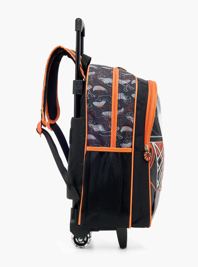 SAMI STUDIO 5-Piece Printed Trolley Backpack Set - 34x20x48 cms-school-bagsandbackpacks-trolleybags-image-3