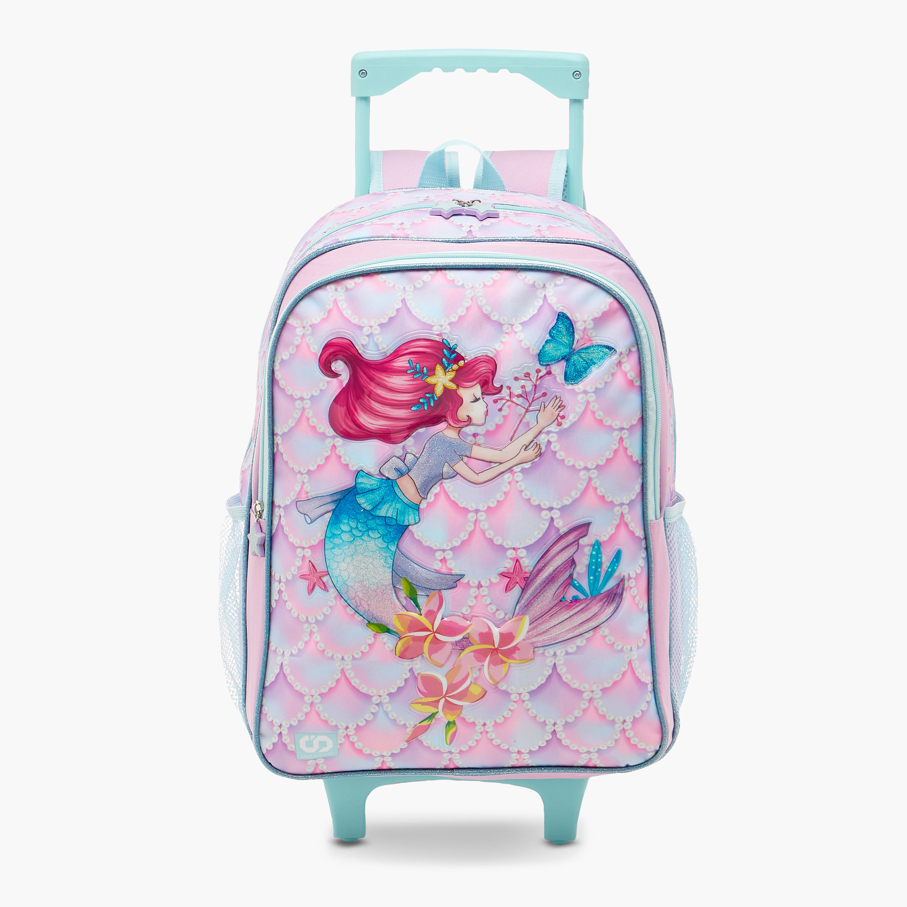 شنطة ظهر ترولي بطبعات مع شنطة غداء ومقلمة من ماست - 43X30X13 سم-school-bagsandbackpacks-sets-image-2