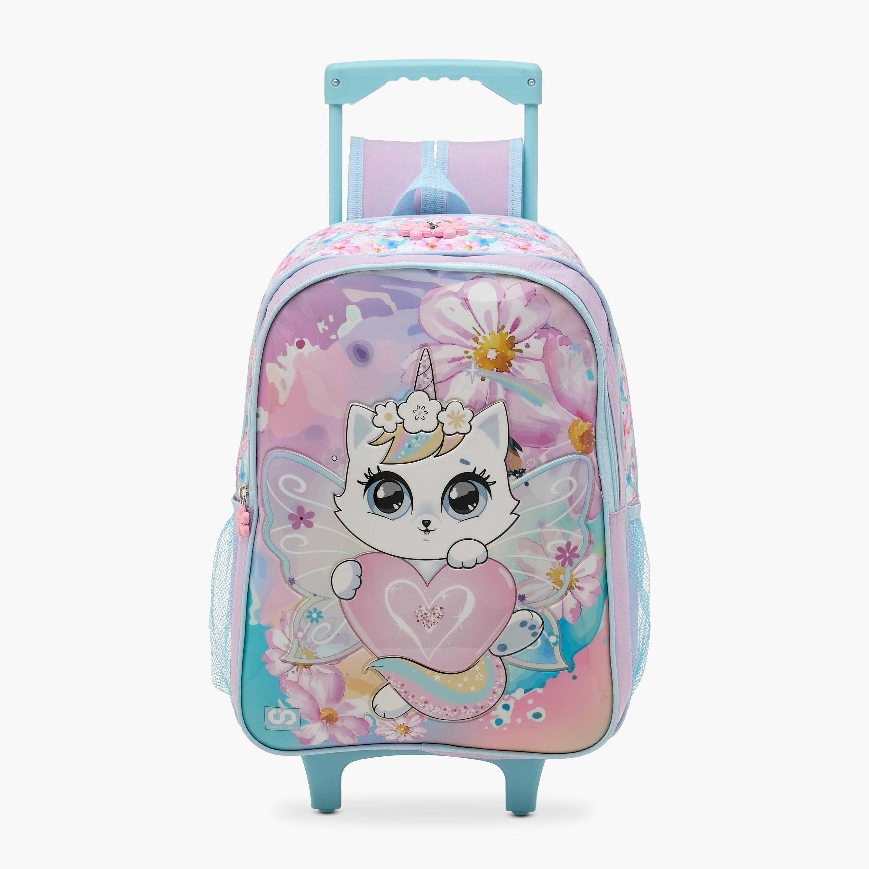 Must 5-Piece Swan Print 16-inch Trolley Backpack Set - 43x30x13 cms-school-bagsandbackpacks-sets-image-2