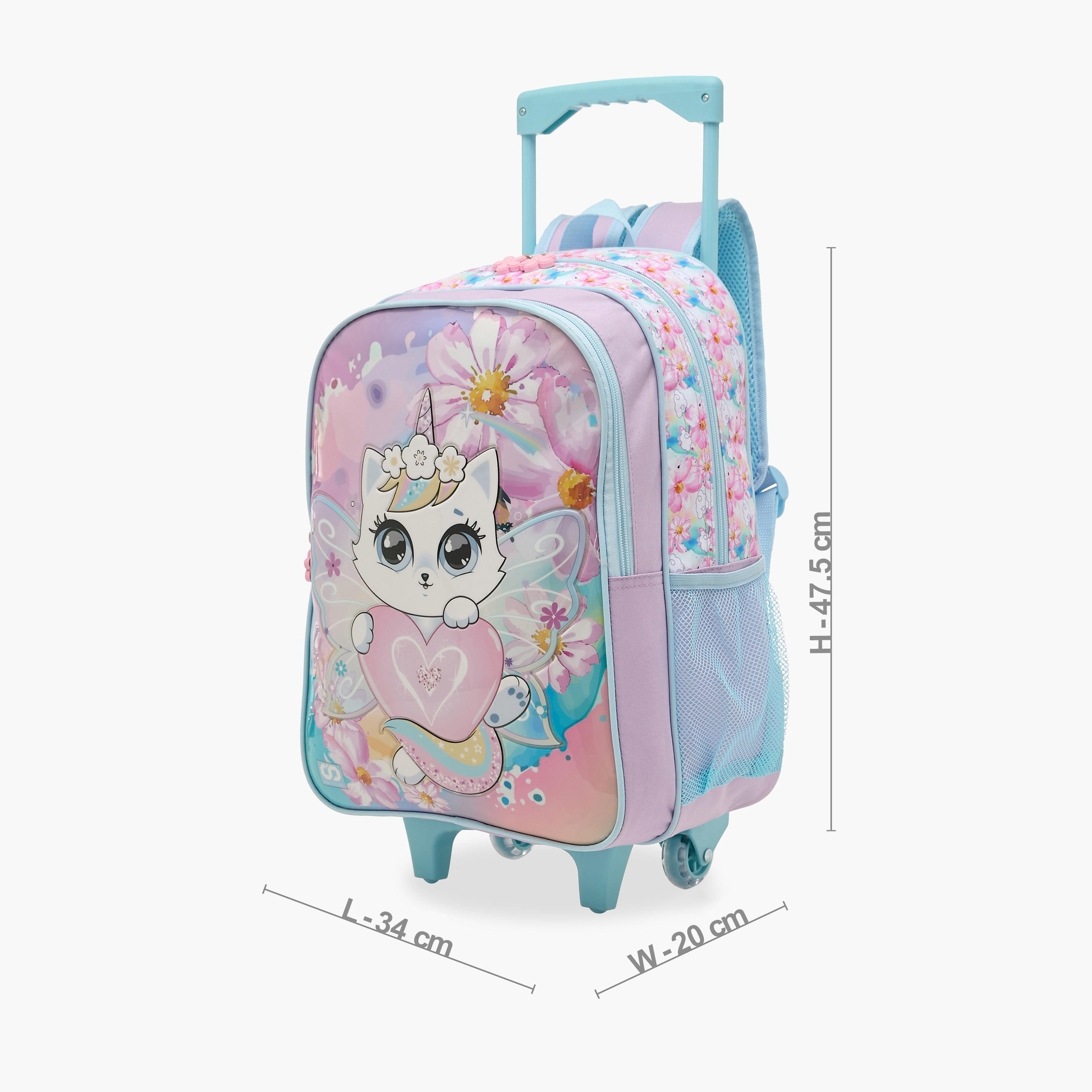 Must 5-Piece Swan Print 16-inch Trolley Backpack Set - 43x30x13 cms-school-bagsandbackpacks-sets-image-3