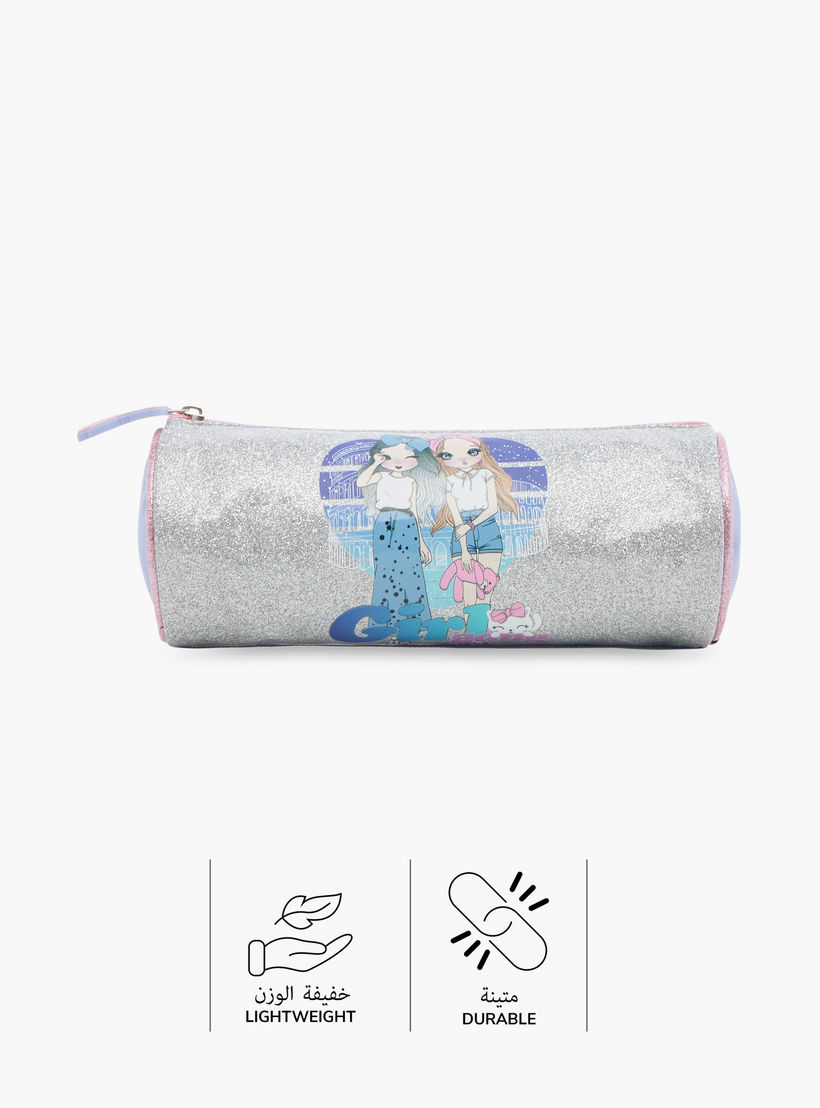 مقلمة بسحاب إغلاق وطبعات جرافيك من سامي ستوديو-school-stationery-pencilcases-image-4