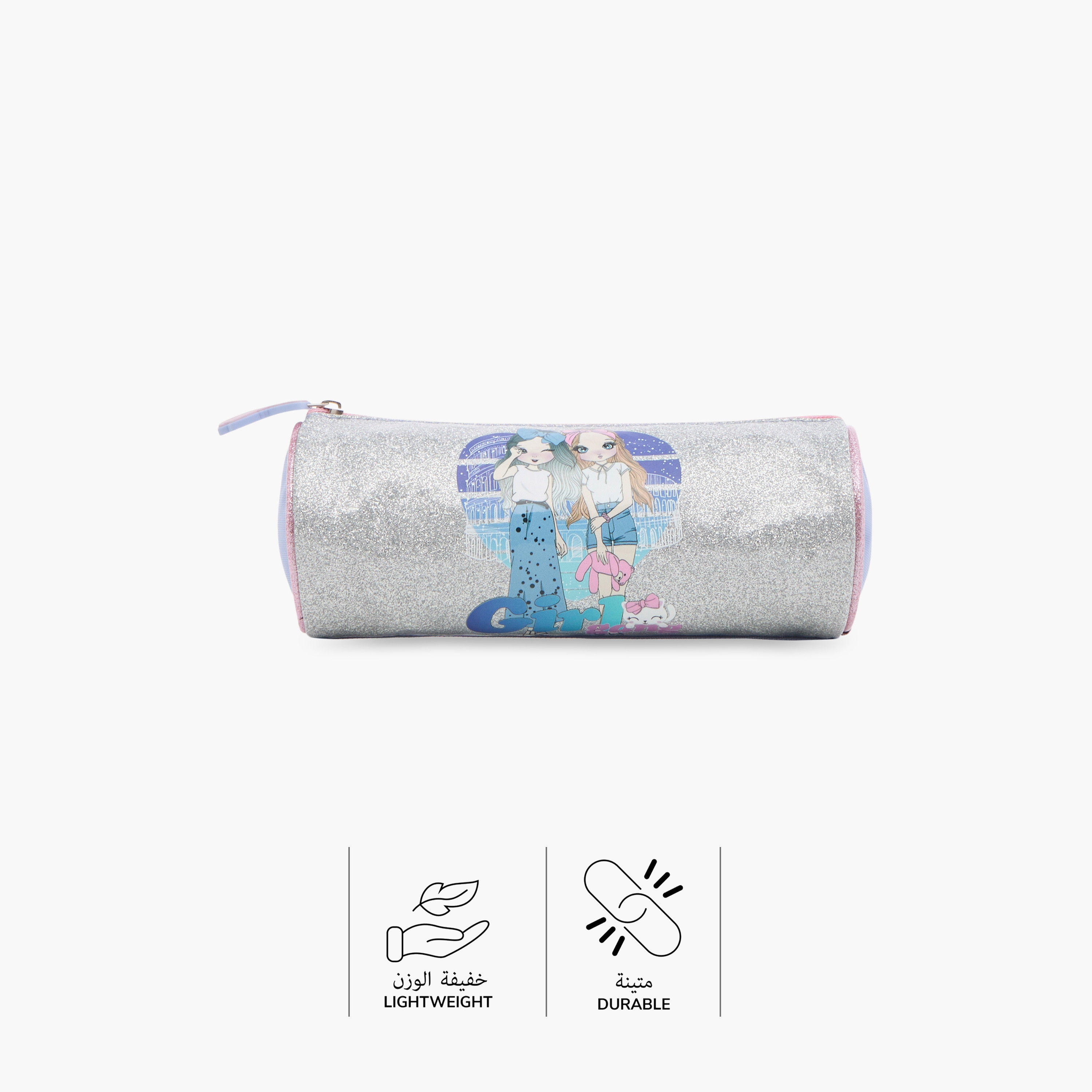 مقلمة بسحاب إغلاق وطبعات جرافيك من سامي ستوديو-school-stationery-pencilcases-image-4
