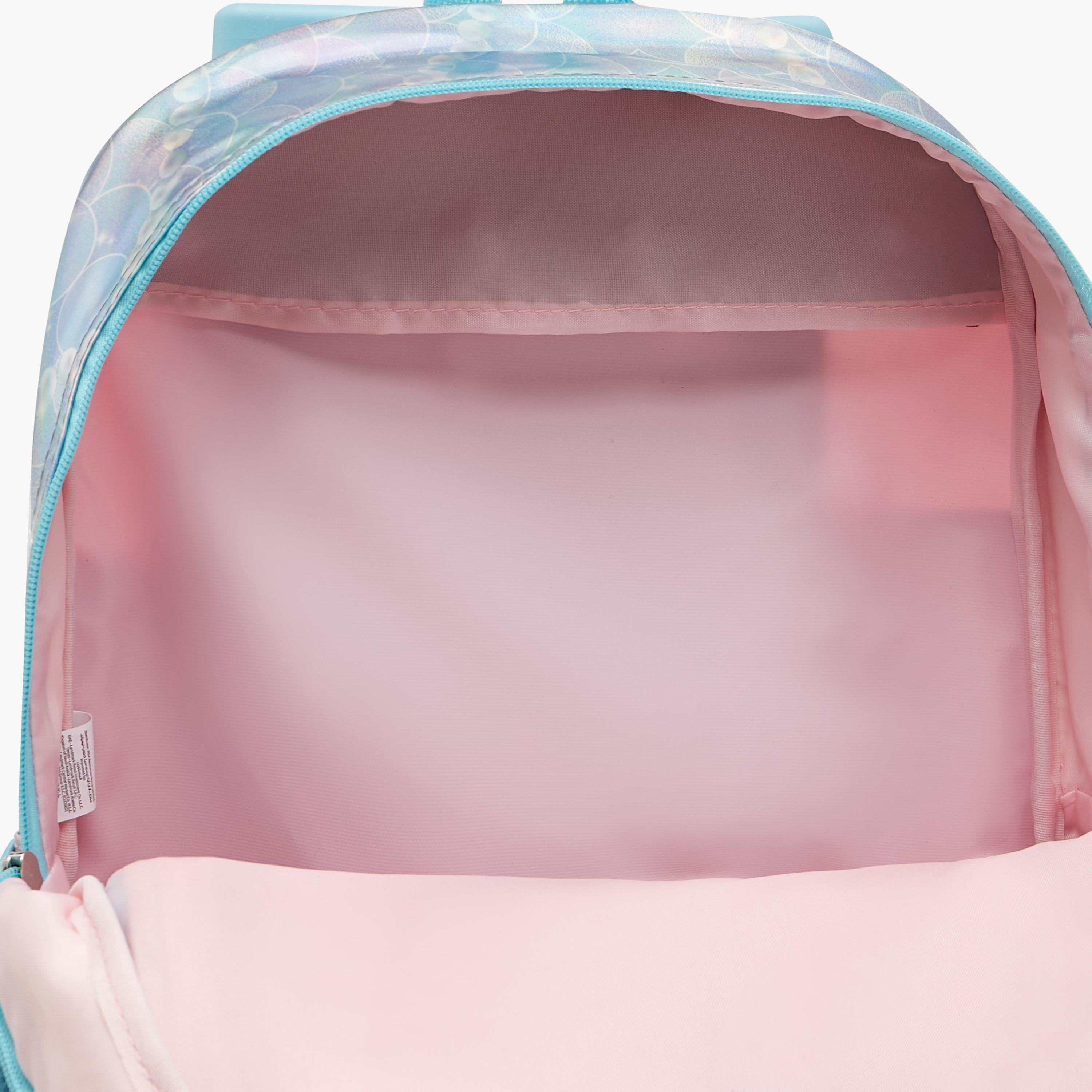 شنطة ظهر ترولي بطبعات حورية البحر ومقبض قابل للسحب من سامي ستوديو - 33x14x45 سم-school-bagsandbackpacks-trolleybags-image-13