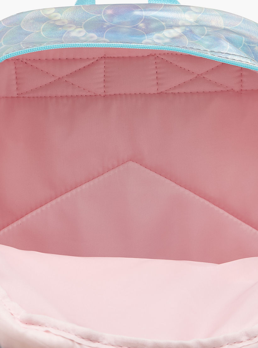 شنطة ظهر بطبعات حورية البحر وحمّالات قابلة للتعديل من سامي ستوديو - 33x14x45 سم-school-bagsandbackpacks-backpacks-image-9
