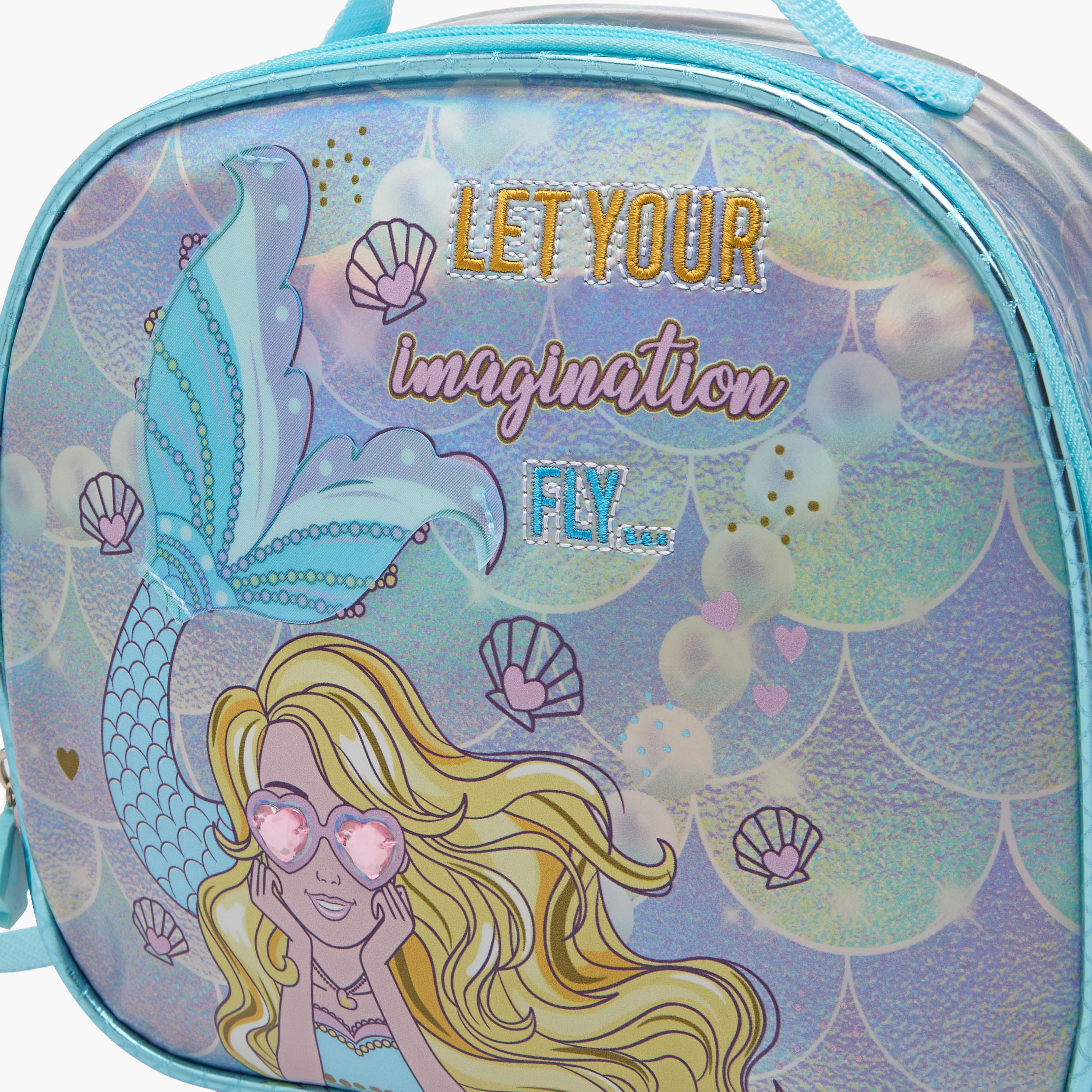 SAMI STUDIO Mermaid Print Lunch Bag with Adjustable Strap-school-lunchessentials-lunchbags-image-3