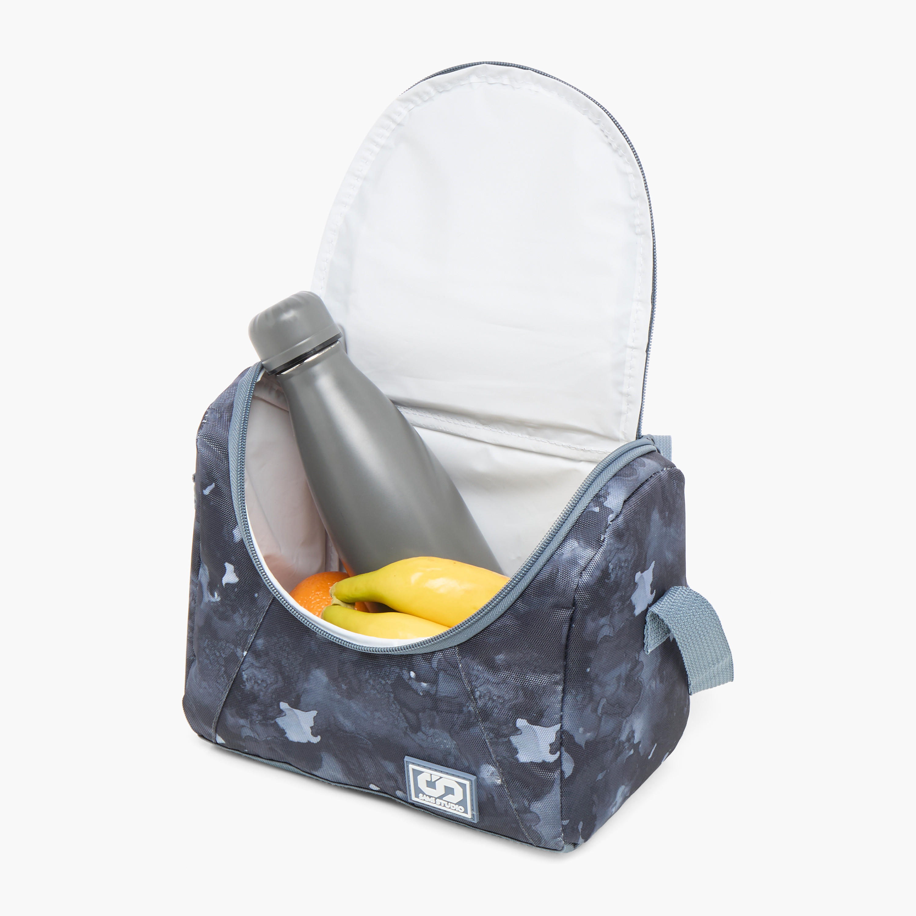 SAMI STUDIO Camouflage Print Lunch Bag with Adjustable Strap and Zip Closure-school-lunchessentials-lunchbags-image-5