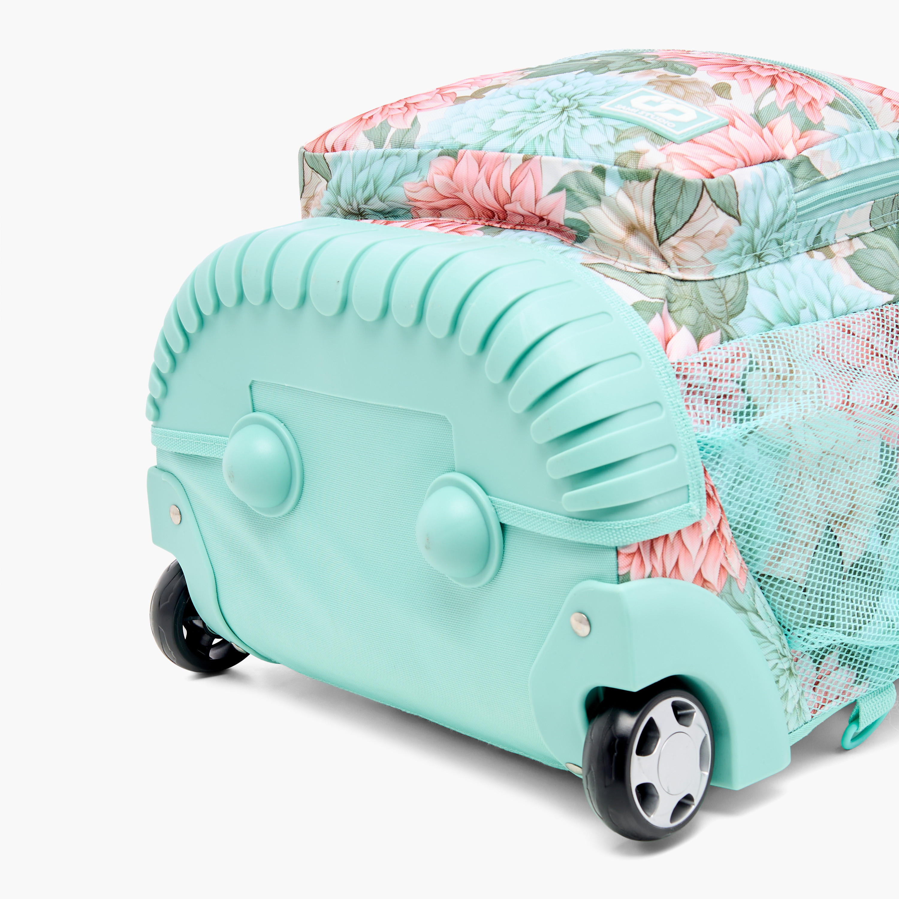 SAMI STUDIO Floral Print 18-inch Trolley Backpack with Adjustable Straps - 43x32x18 cms-school-bagsandbackpacks-trolleybags-image-9