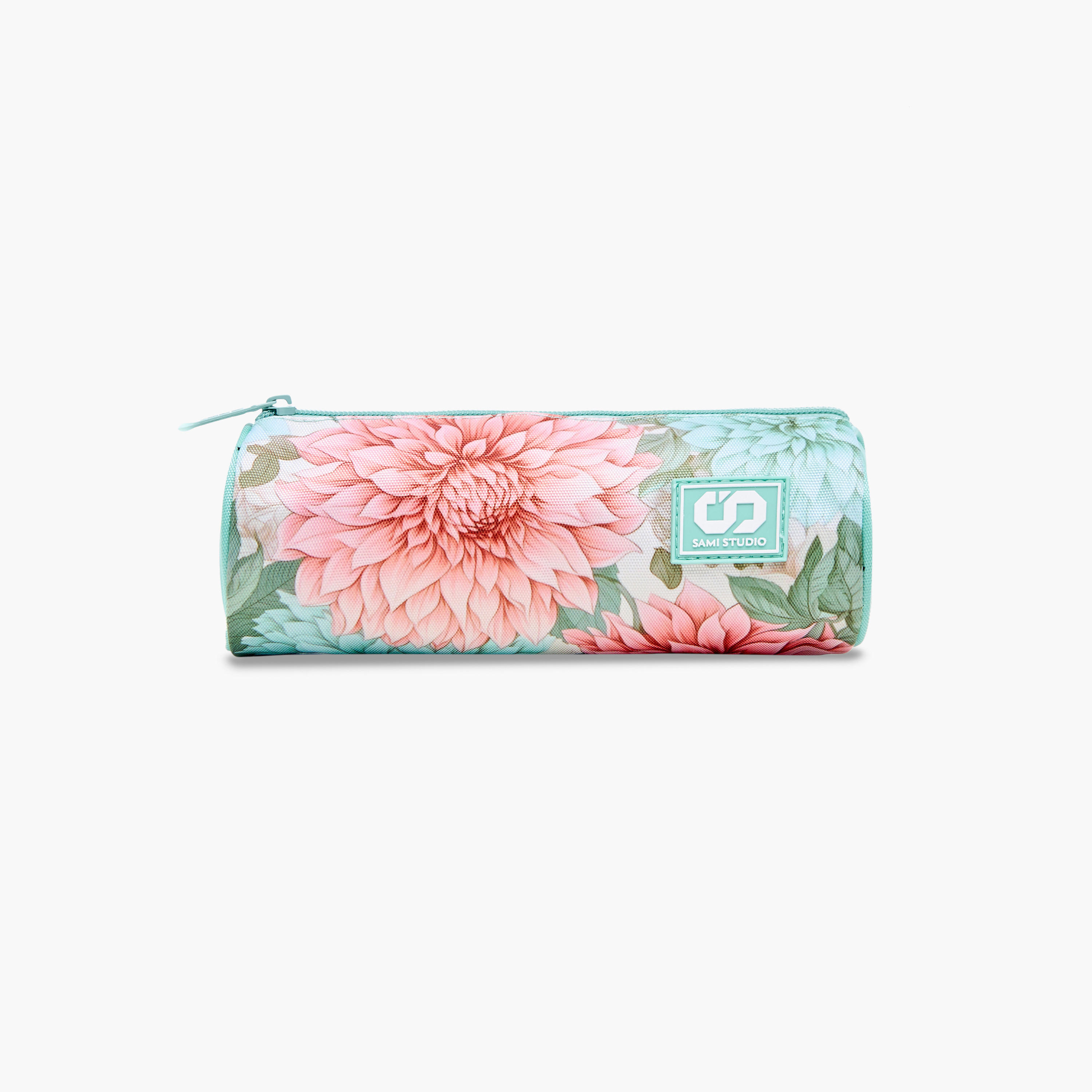 مقلمة بسحاب إغلاق وطبعات أزهار من سامي ستوديو-school-stationery-pencilcases-image-1