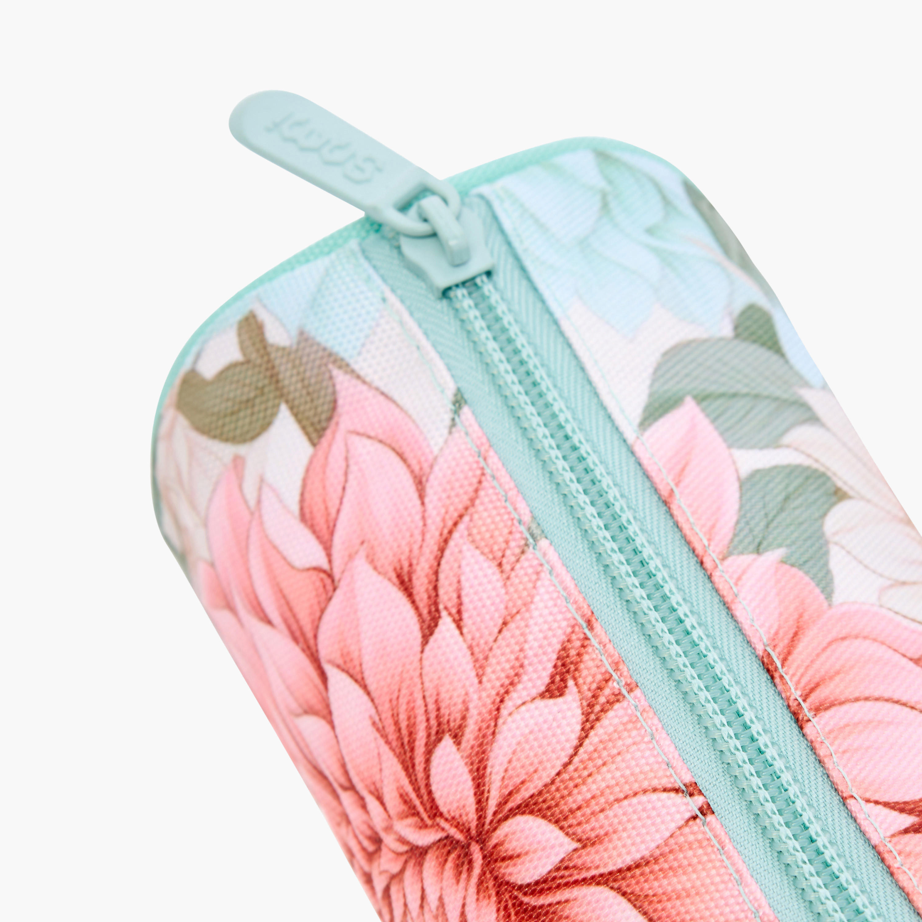 مقلمة بسحاب إغلاق وطبعات أزهار من سامي ستوديو-school-stationery-pencilcases-image-5