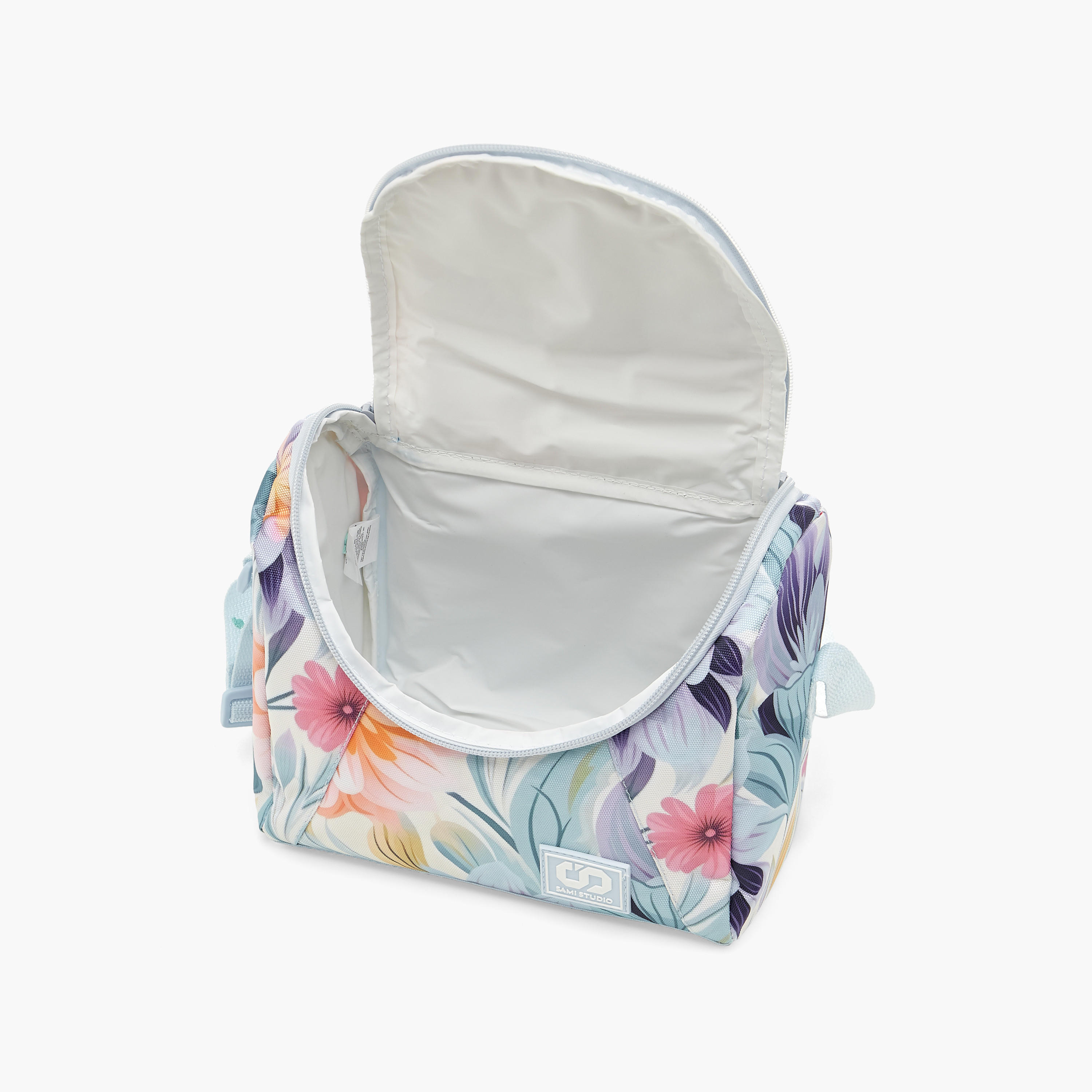SAMI STUDIO Floral Print Lunch Bag with Adjustable Straps-school-lunchessentials-lunchbags-image-5