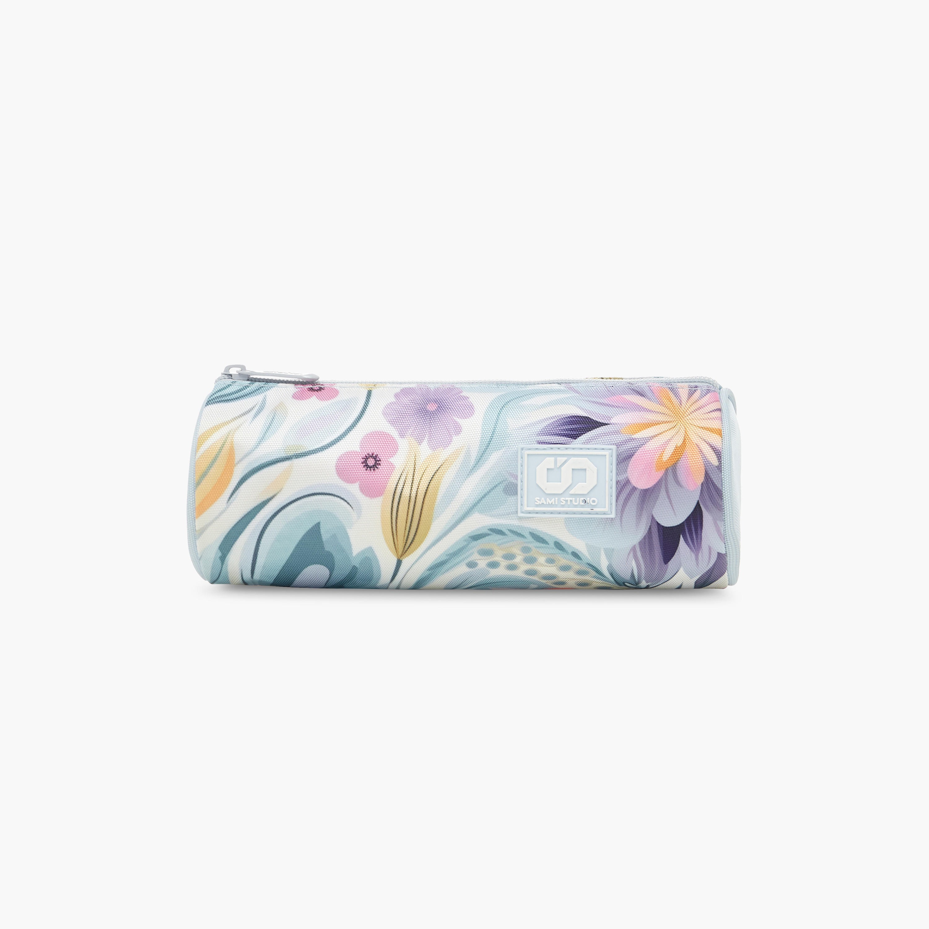مقلمة بسحاب إغلاق وطبعات أزهار من سامي ستوديو-school-stationery-pencilcases-image-1