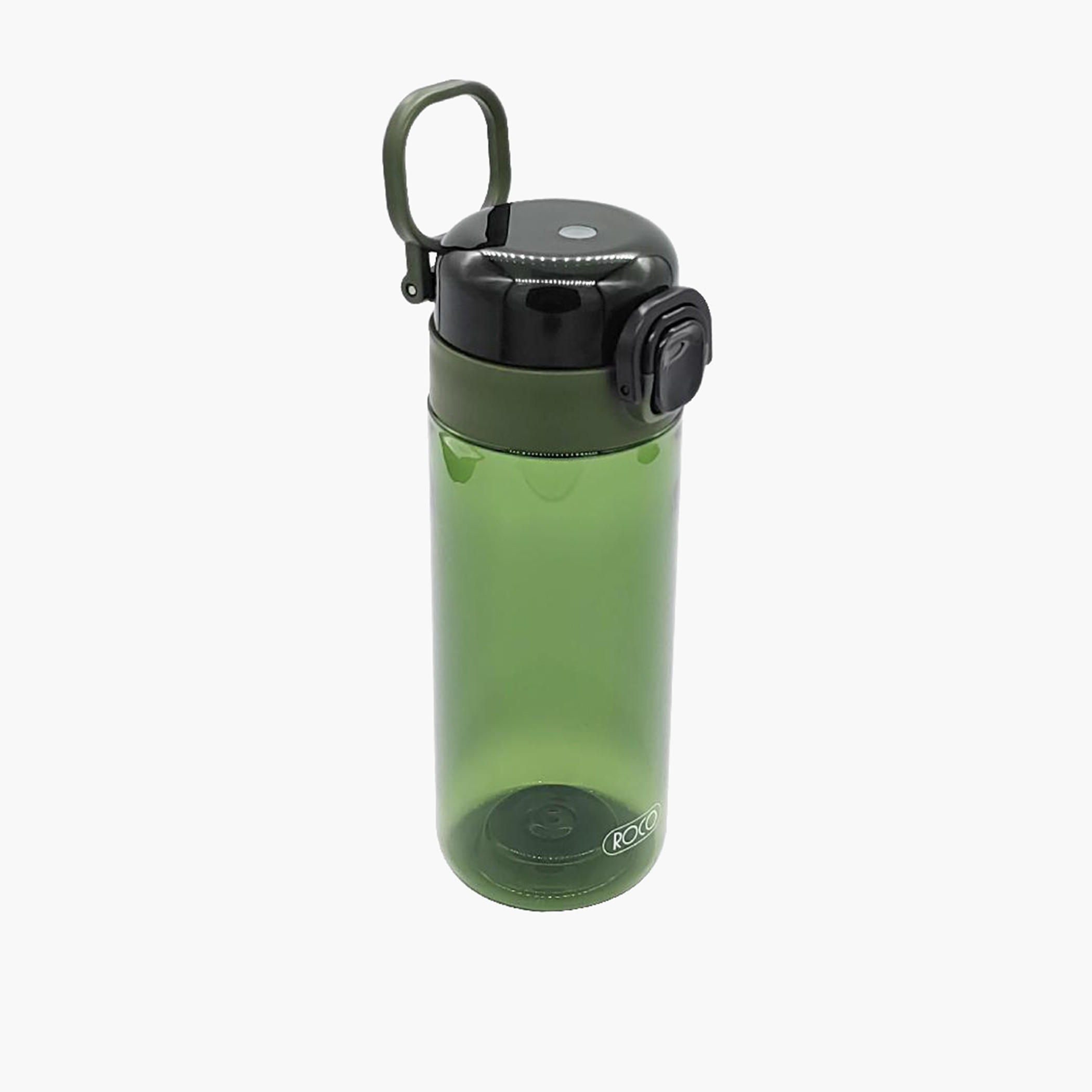 قارورة مياه سادة بقشة ومقبض من روكو - 580 مل-school-waterbottles-image-1