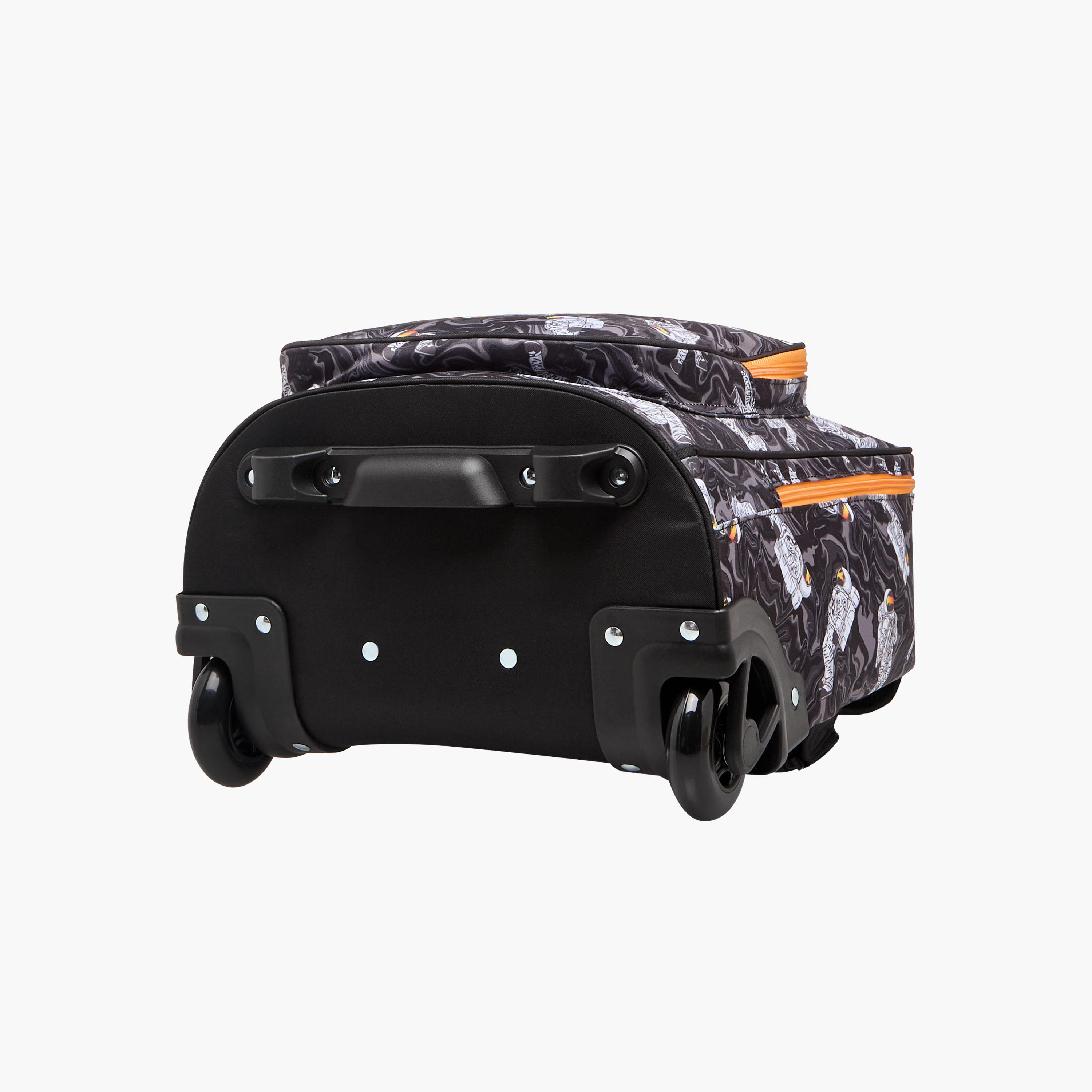 Gamer Print Trolley Backpack with Lunch Bag and Pencil Pouch-school-bagsandbackpacks-sets-image-11